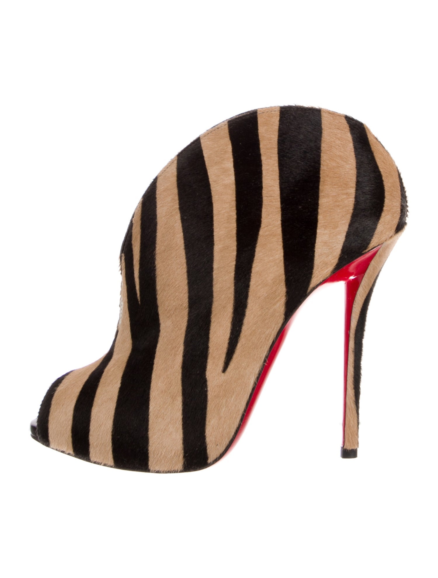Christian Louboutin Ponyhair Animal Print D'Orsay Pumps