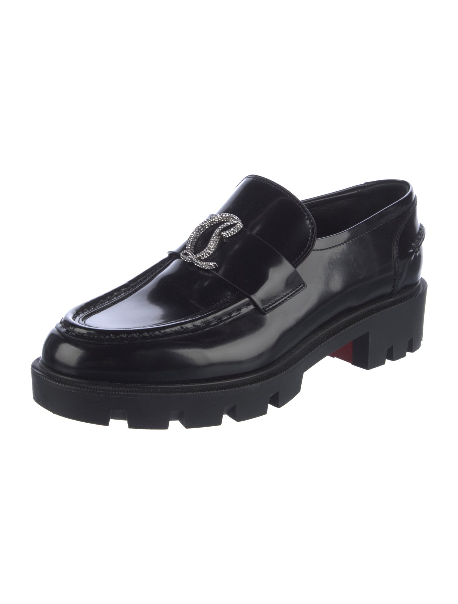 Christian Louboutin Patent Leather Loafers