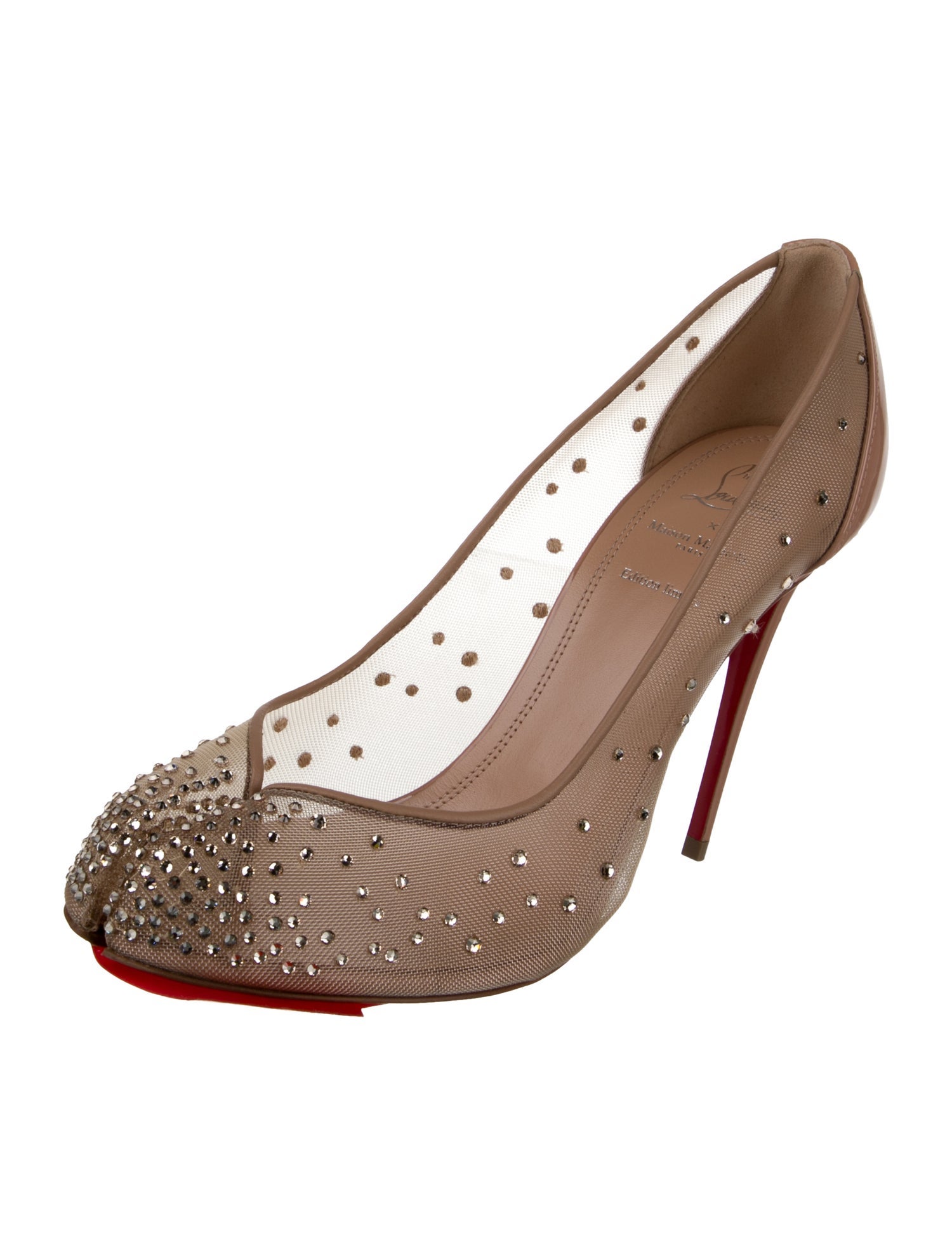 Christian Louboutin x Maison Margiela Mesh Mesh Accents Pumps