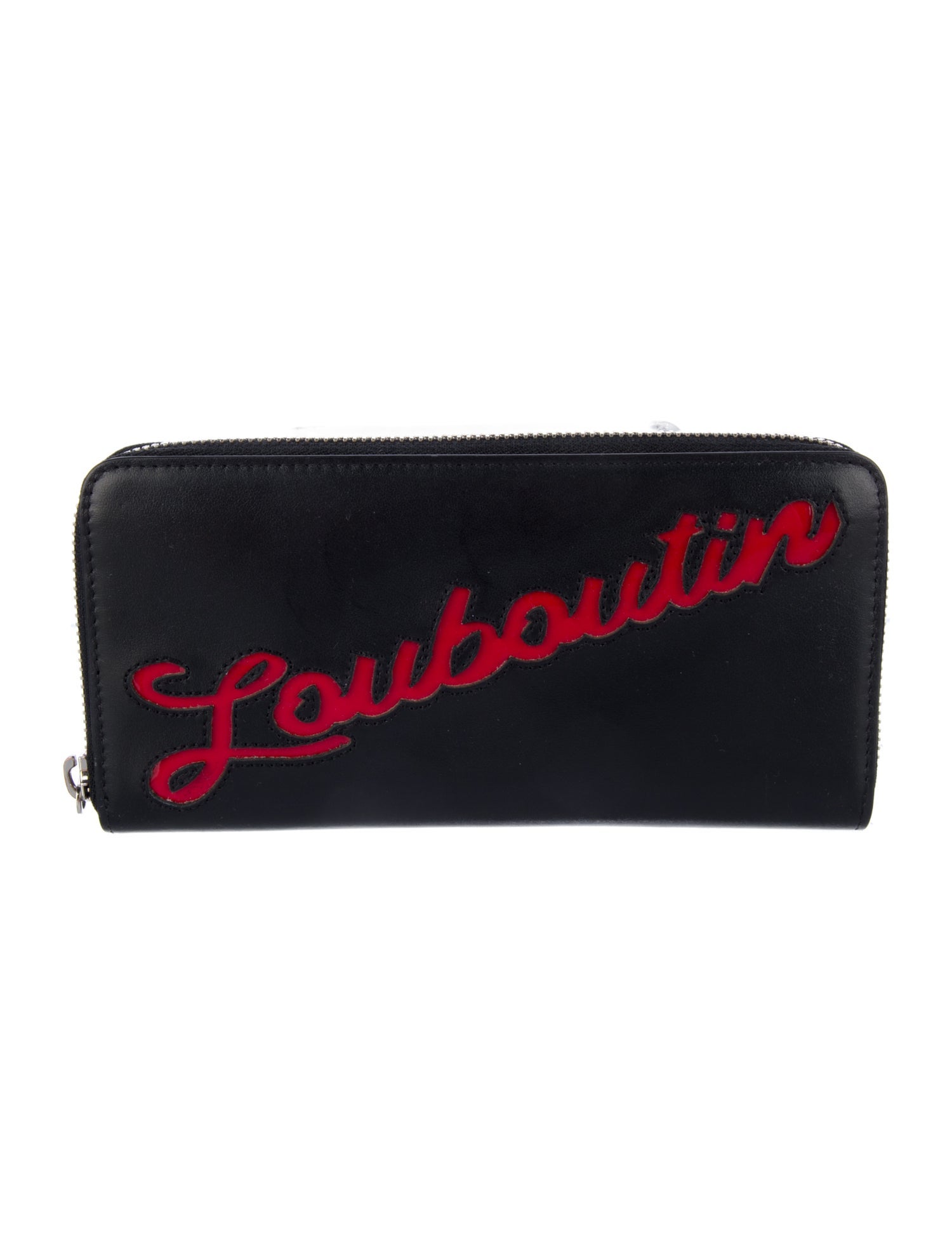 Christian Louboutin Leather Graphic Print Continental Wallet