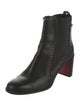 Christian Louboutin Spike Accents Leather Chelsea Boots