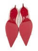 Christian Louboutin Spike Accents Suede Pumps