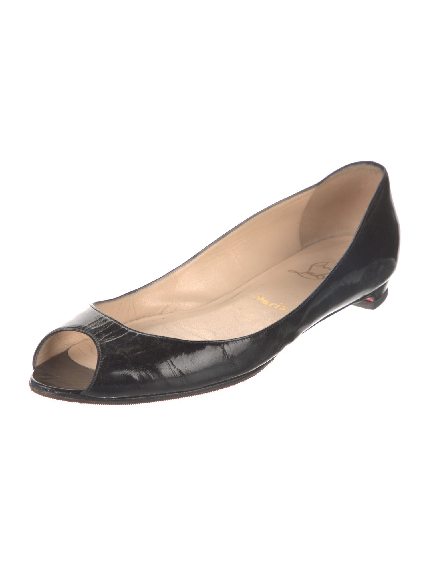 Christian Louboutin Patent Leather Ballet Flats