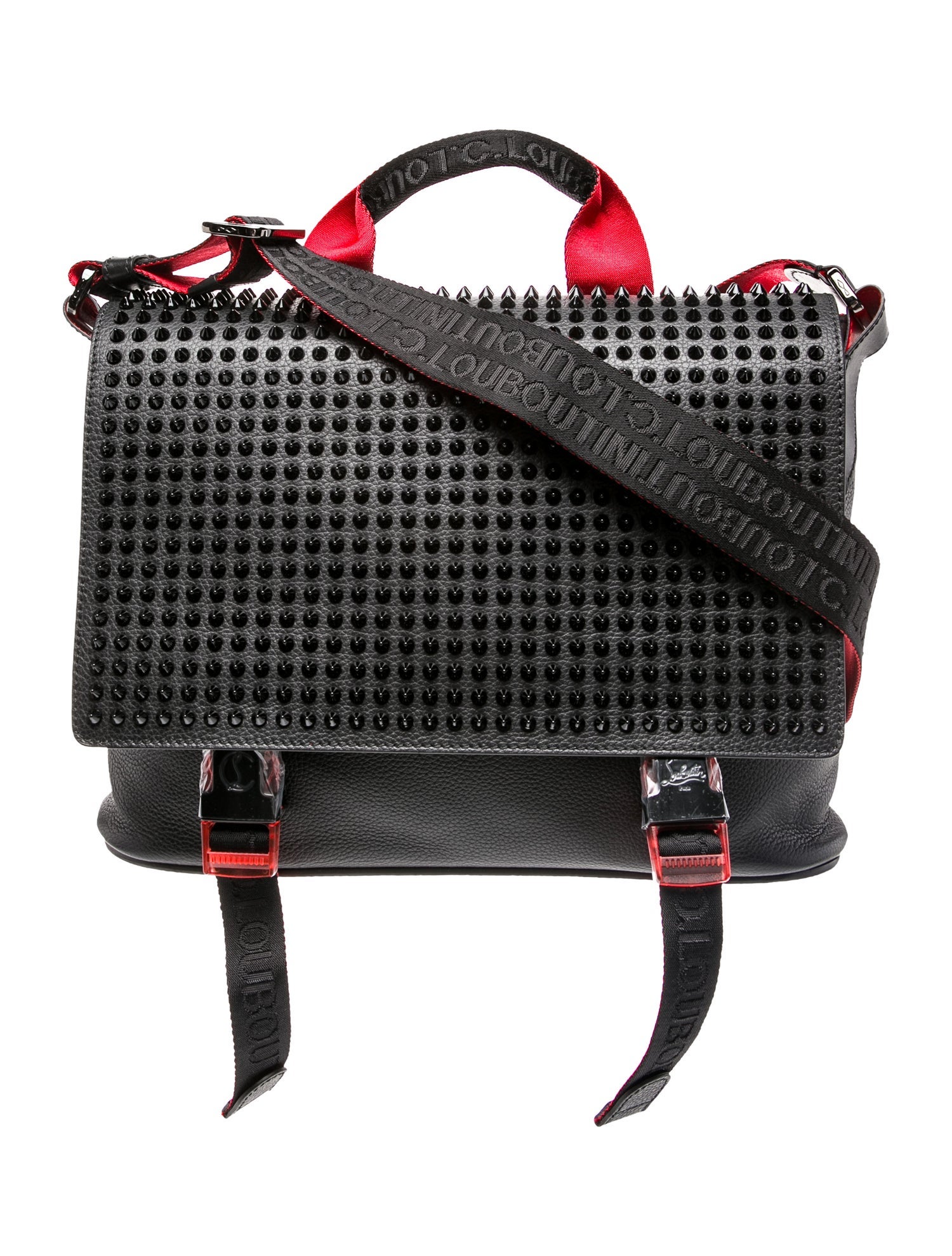 Christian Louboutin Leather Messenger Bag