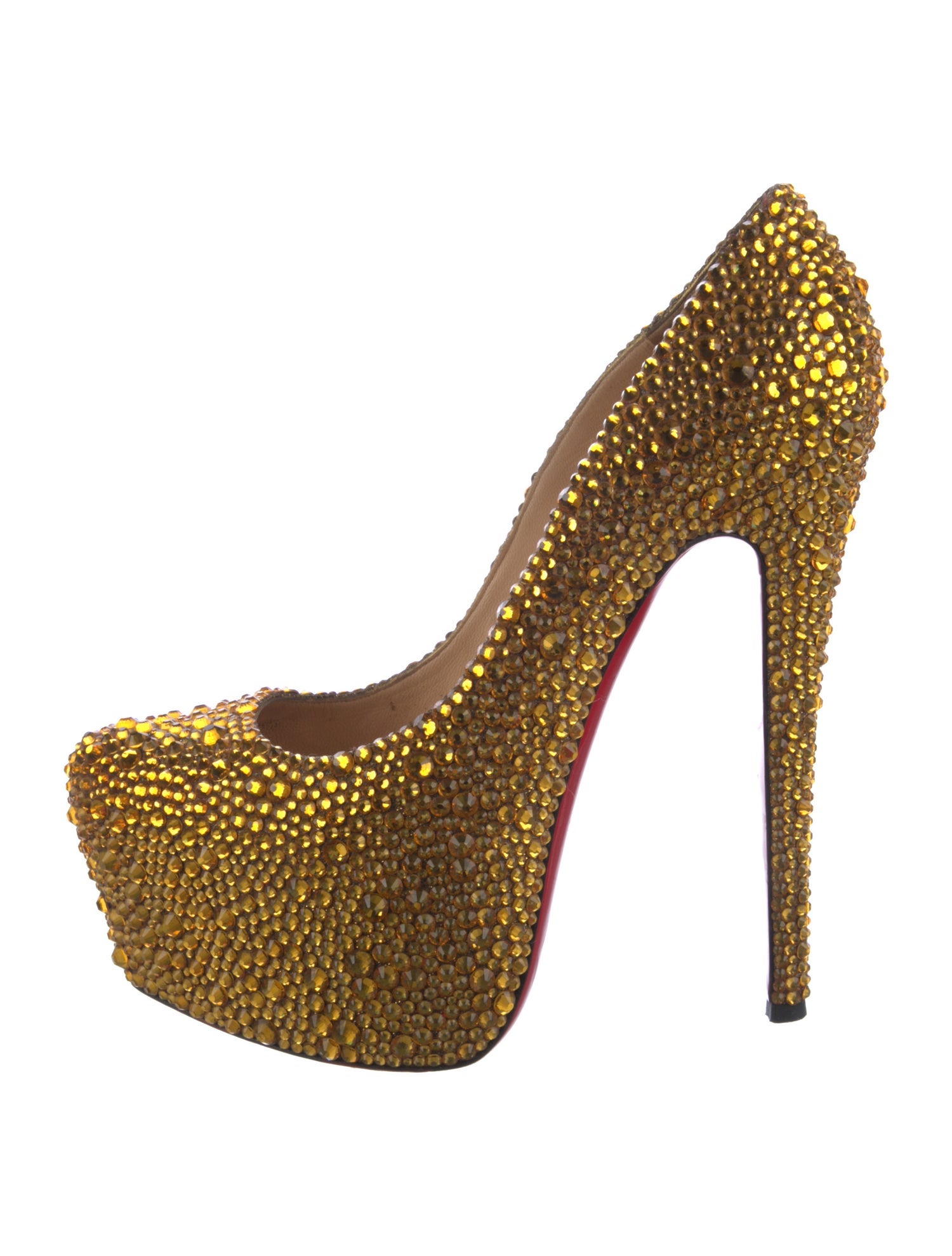 Christian Louboutin Crystal Embellishments Pumps