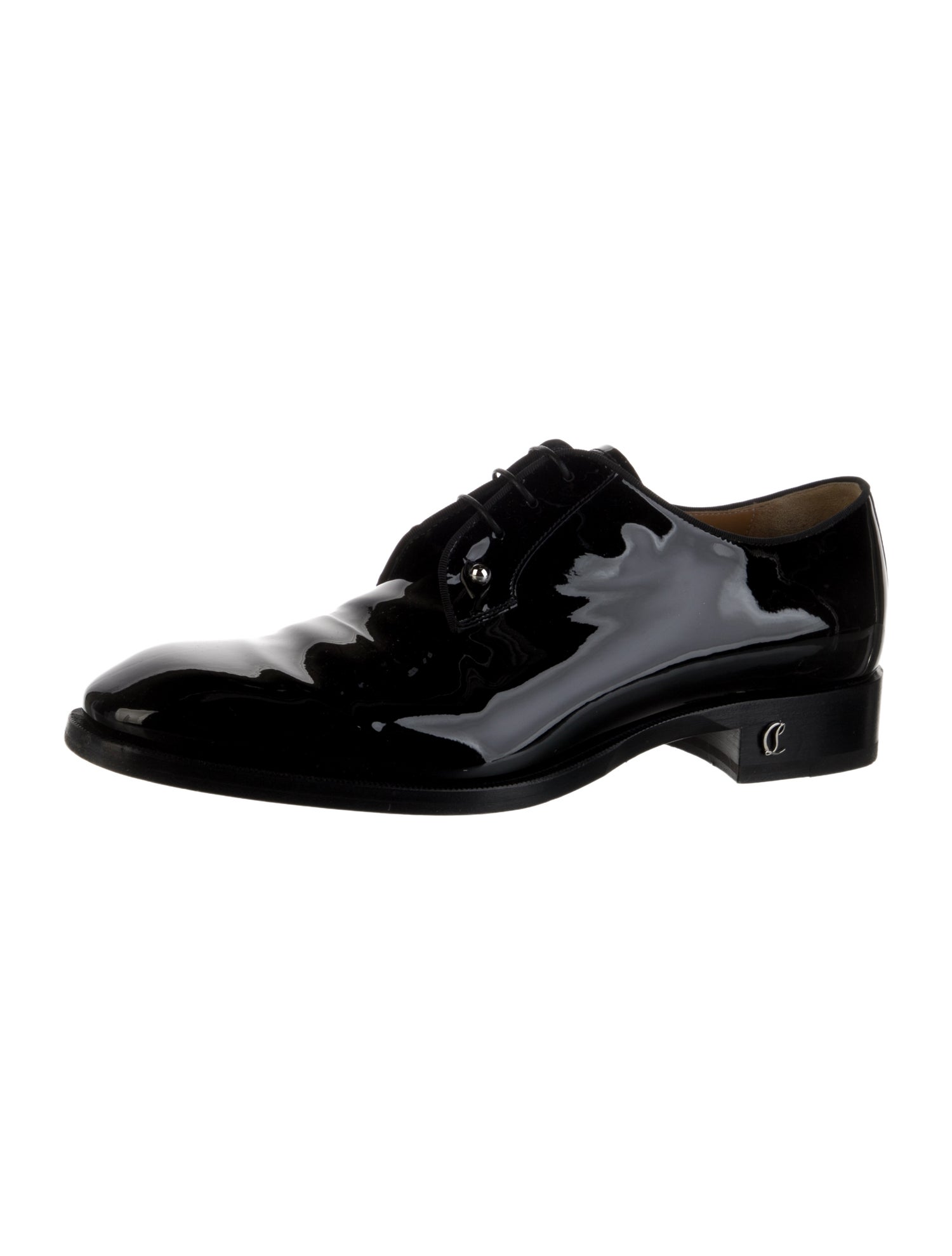 Christian Louboutin Patent Leather Derby Shoes