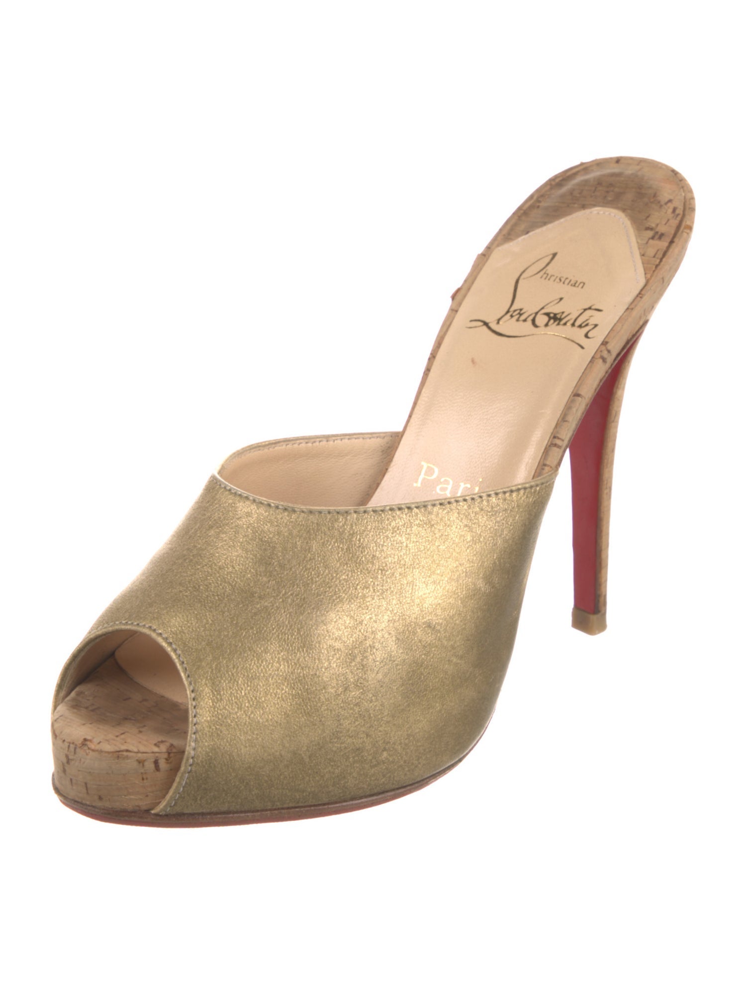 Christian Louboutin Leather Mules