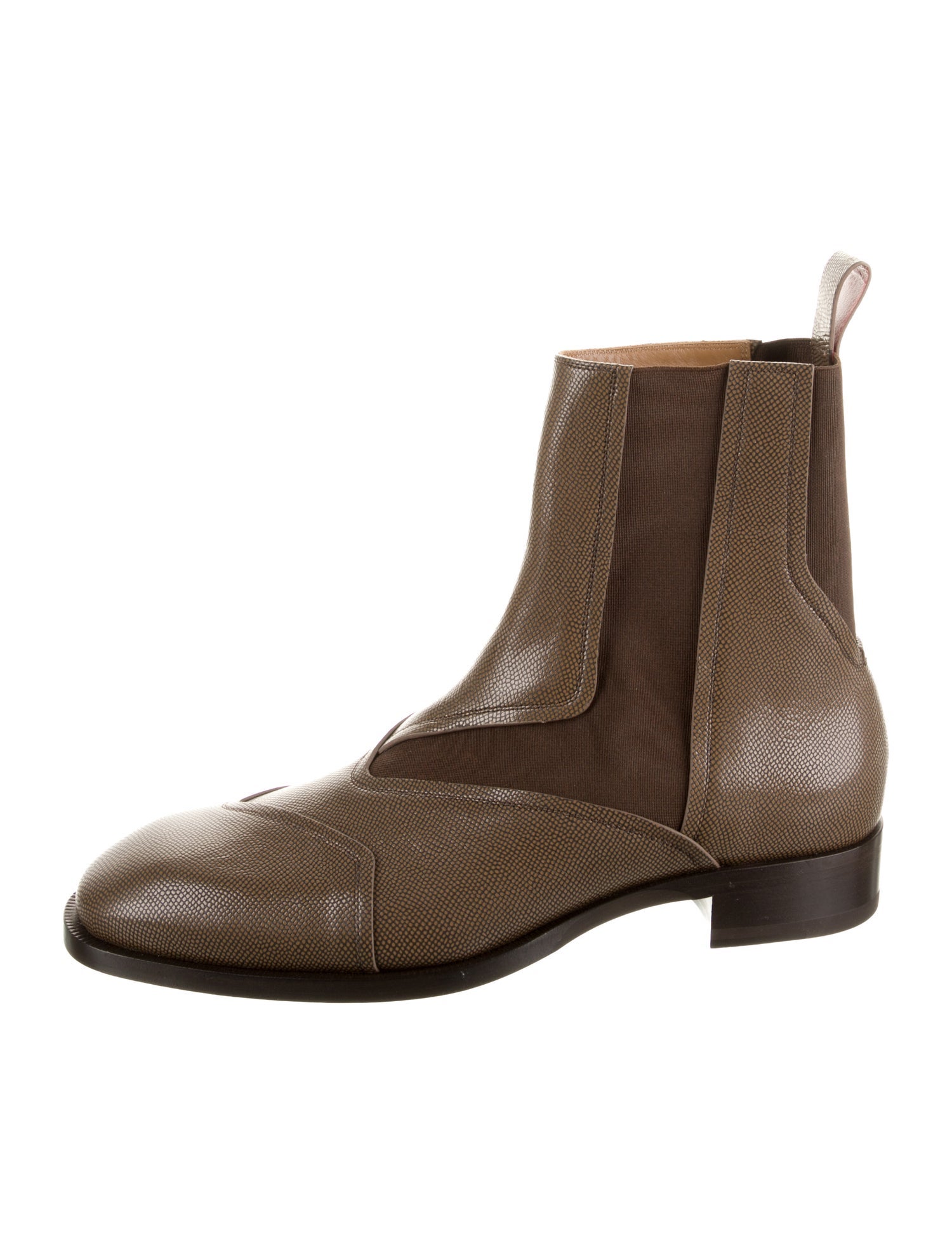 Christian Louboutin Leather Chelsea Boots
