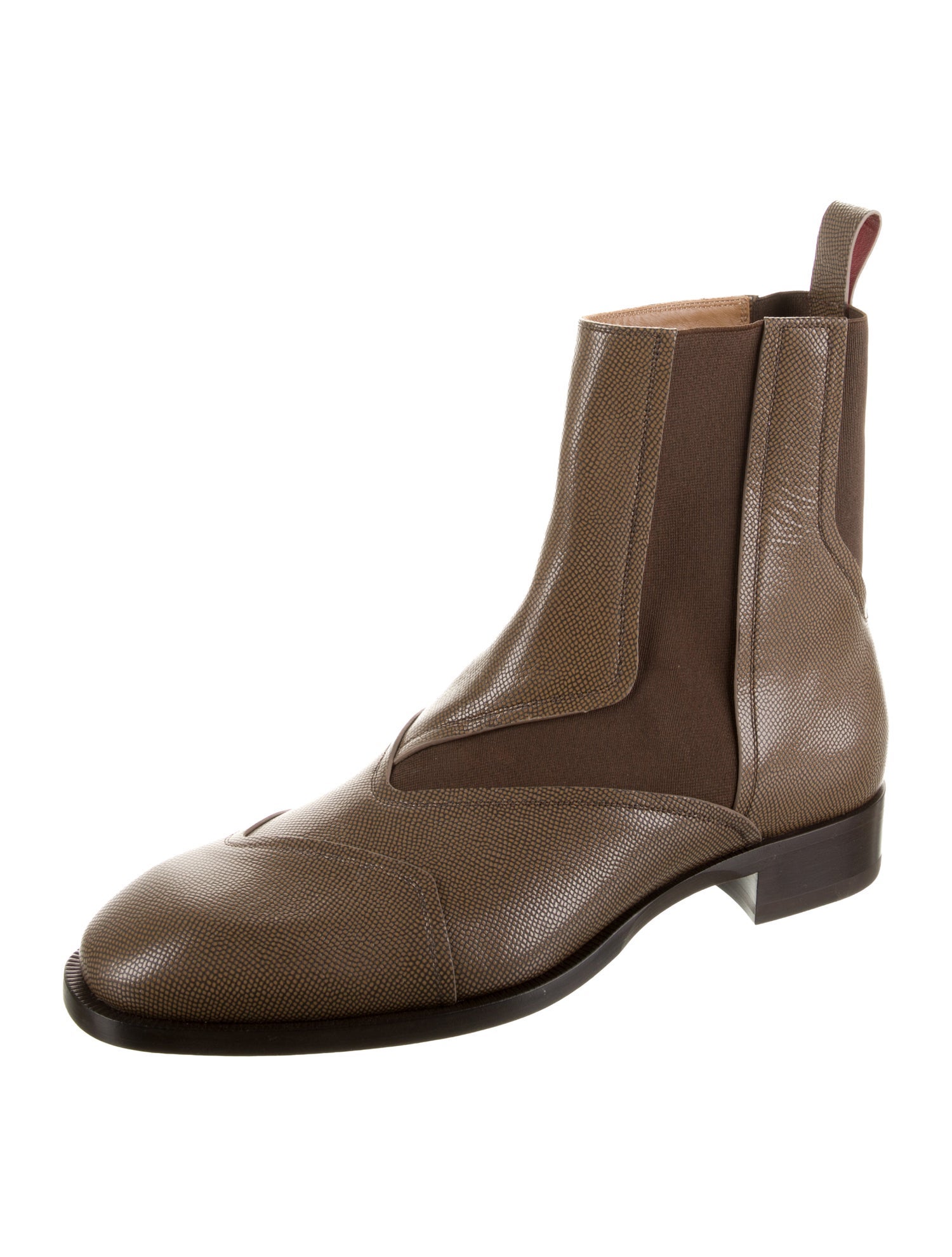 Christian Louboutin Leather Chelsea Boots
