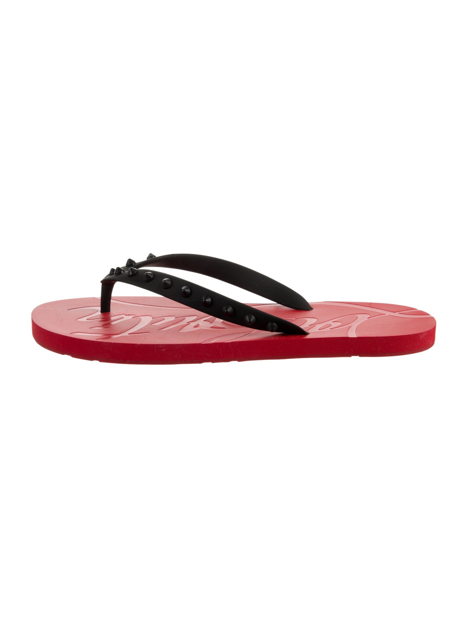 Christian Louboutin Rubber Flip Flops
