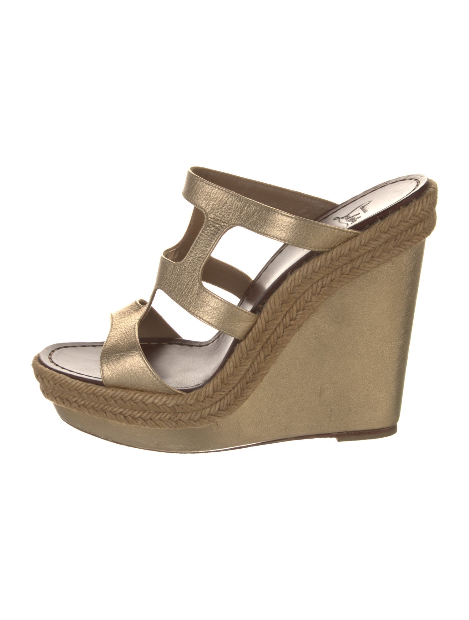 Christian Louboutin Leather Gladiator Sandals