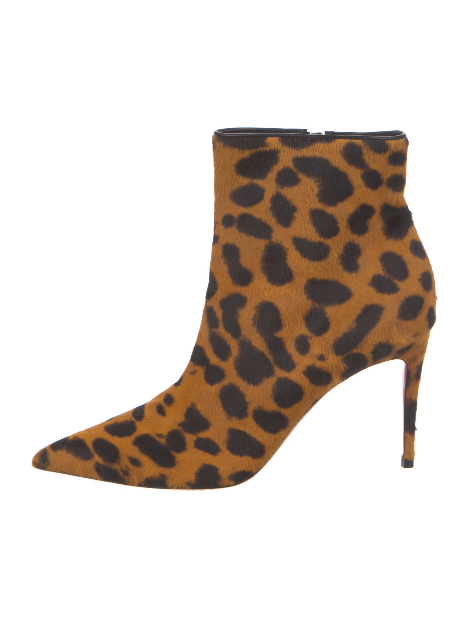 Christian Louboutin Ponyhair Animal Print Boots
