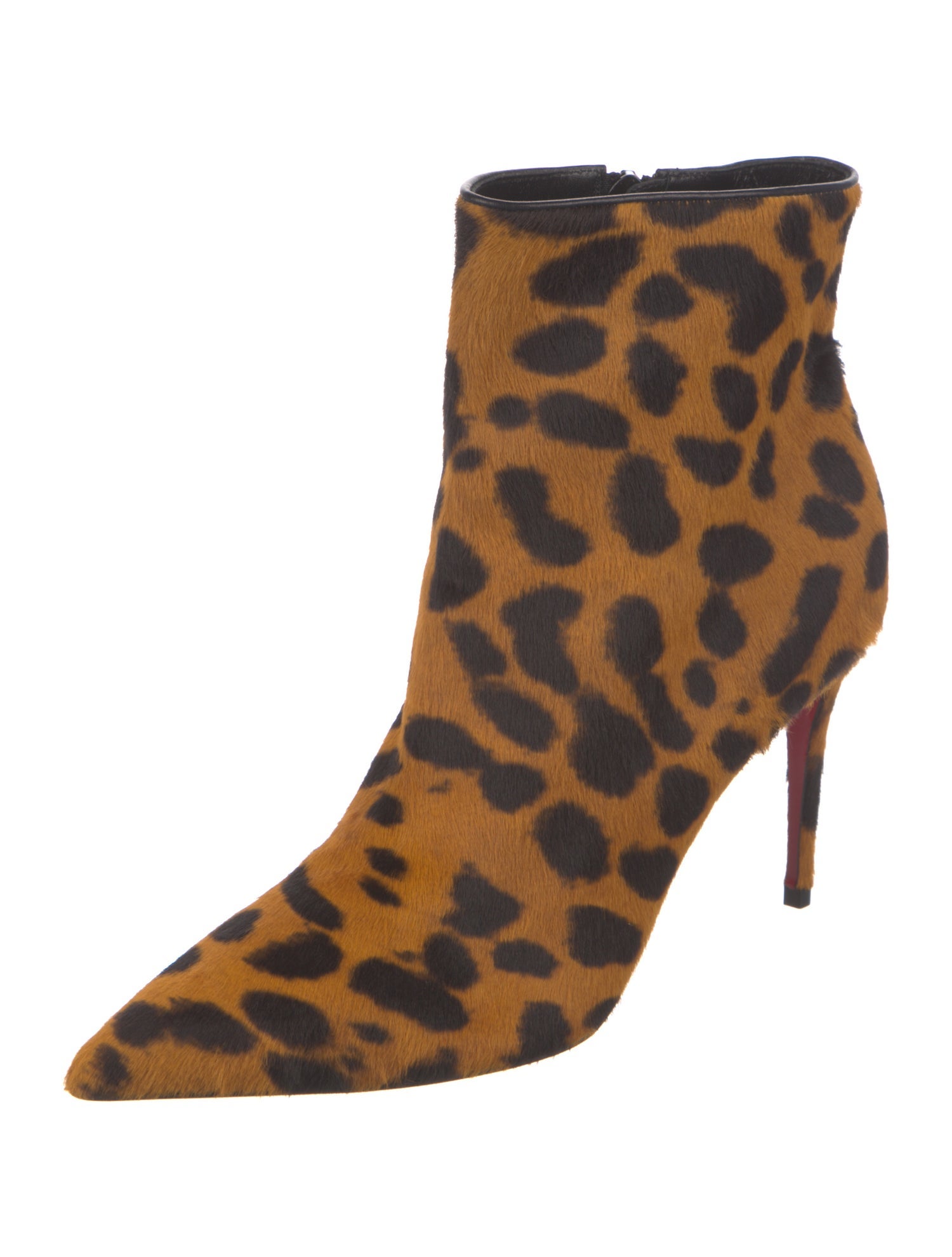 Christian Louboutin Ponyhair Animal Print Boots