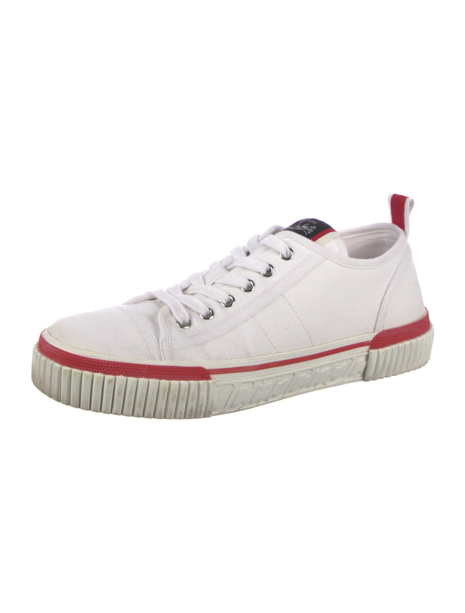 Christian Louboutin Canvas Printed Sneakers