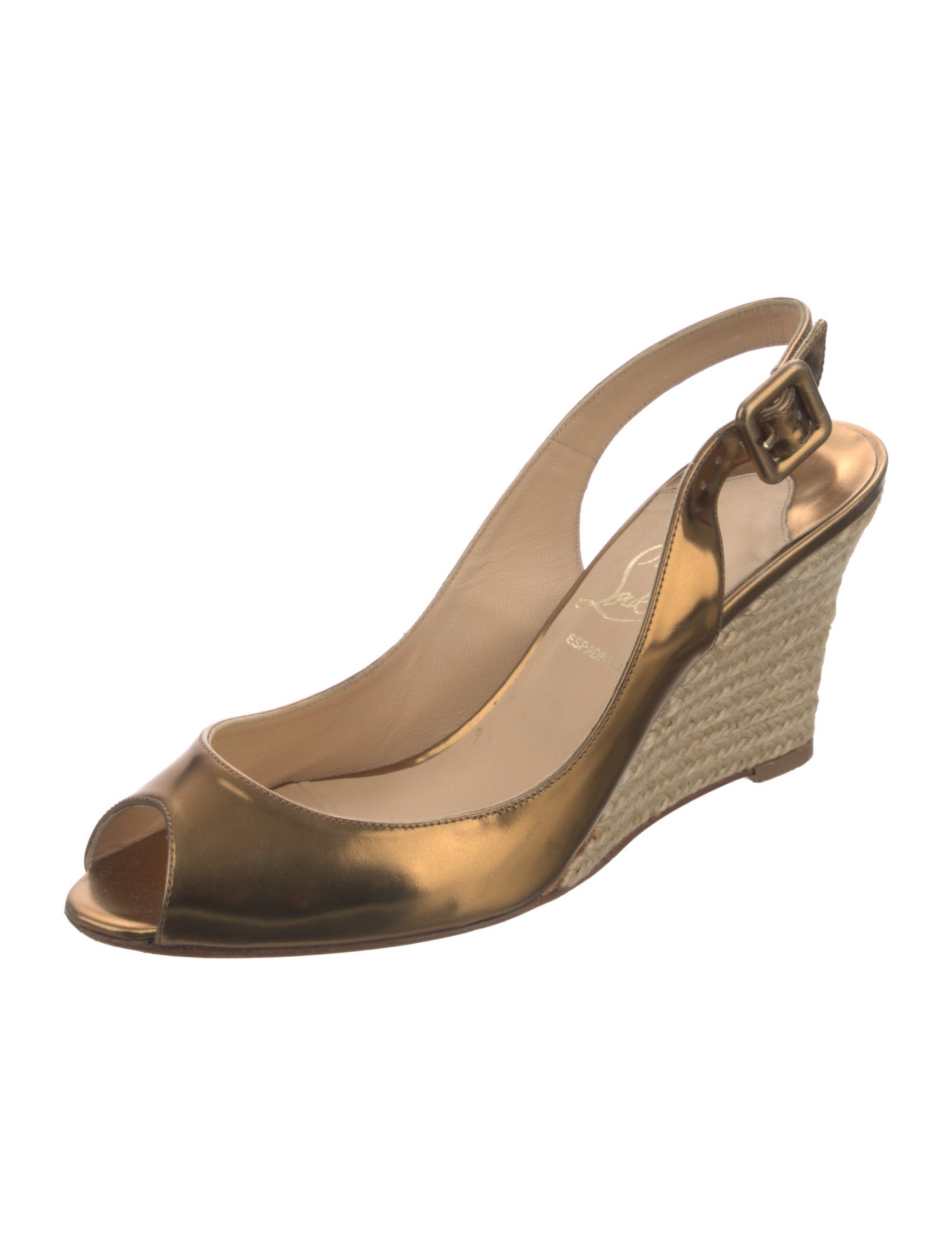 Christian Louboutin Leather Slingback Pumps