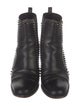 Christian Louboutin Spike Accents Leather Chelsea Boots