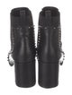 Christian Louboutin Spike Accents Leather Chelsea Boots