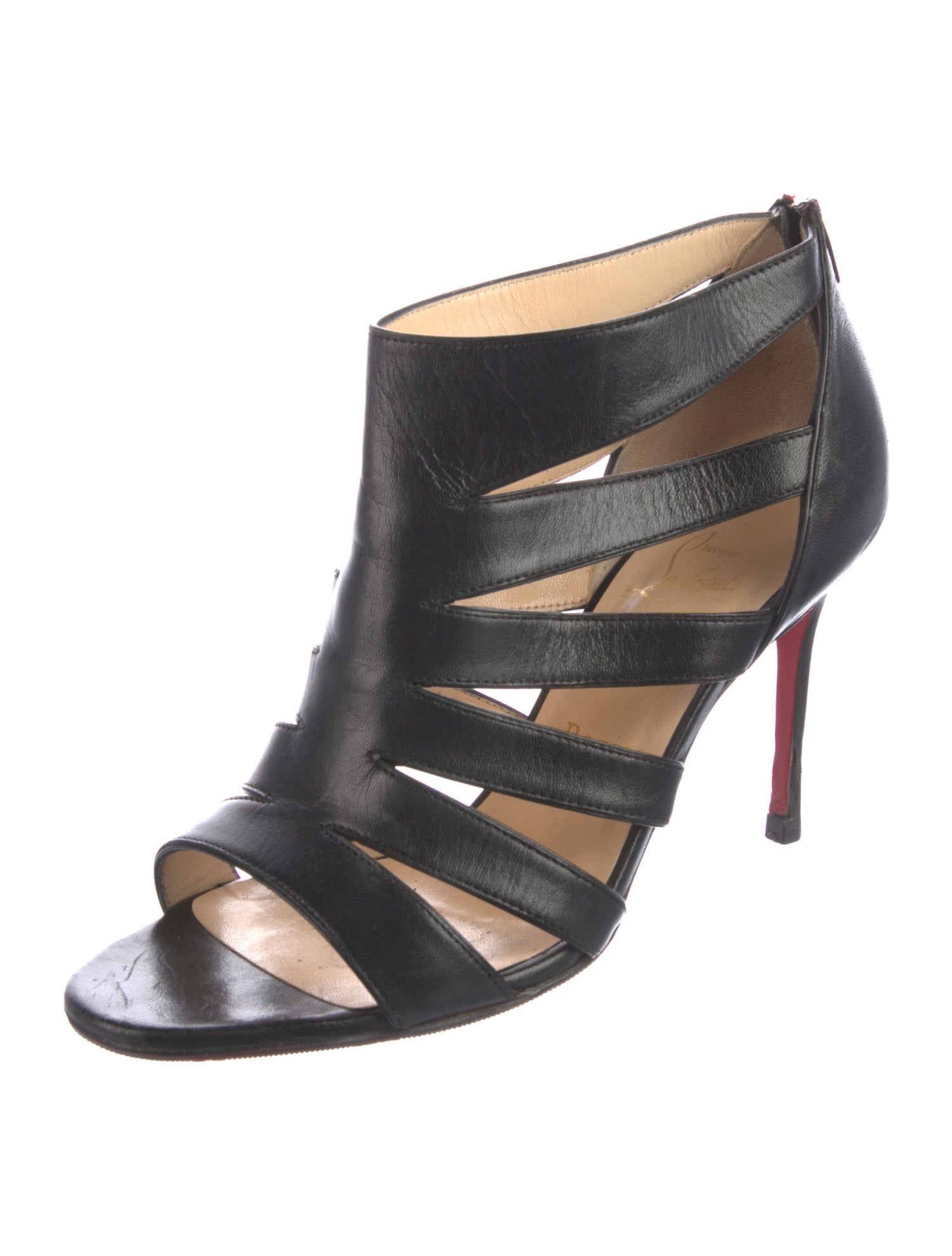 Christian Louboutin Leather Gladiator Sandals