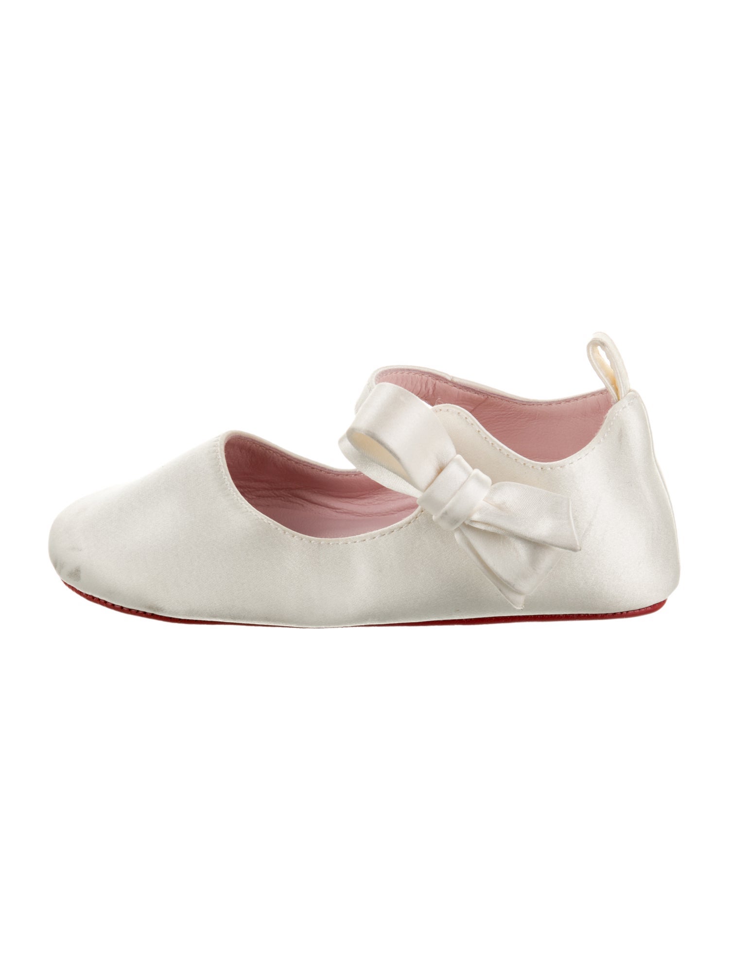 Christian Louboutin Infant Girls' Satin Ballet Flats