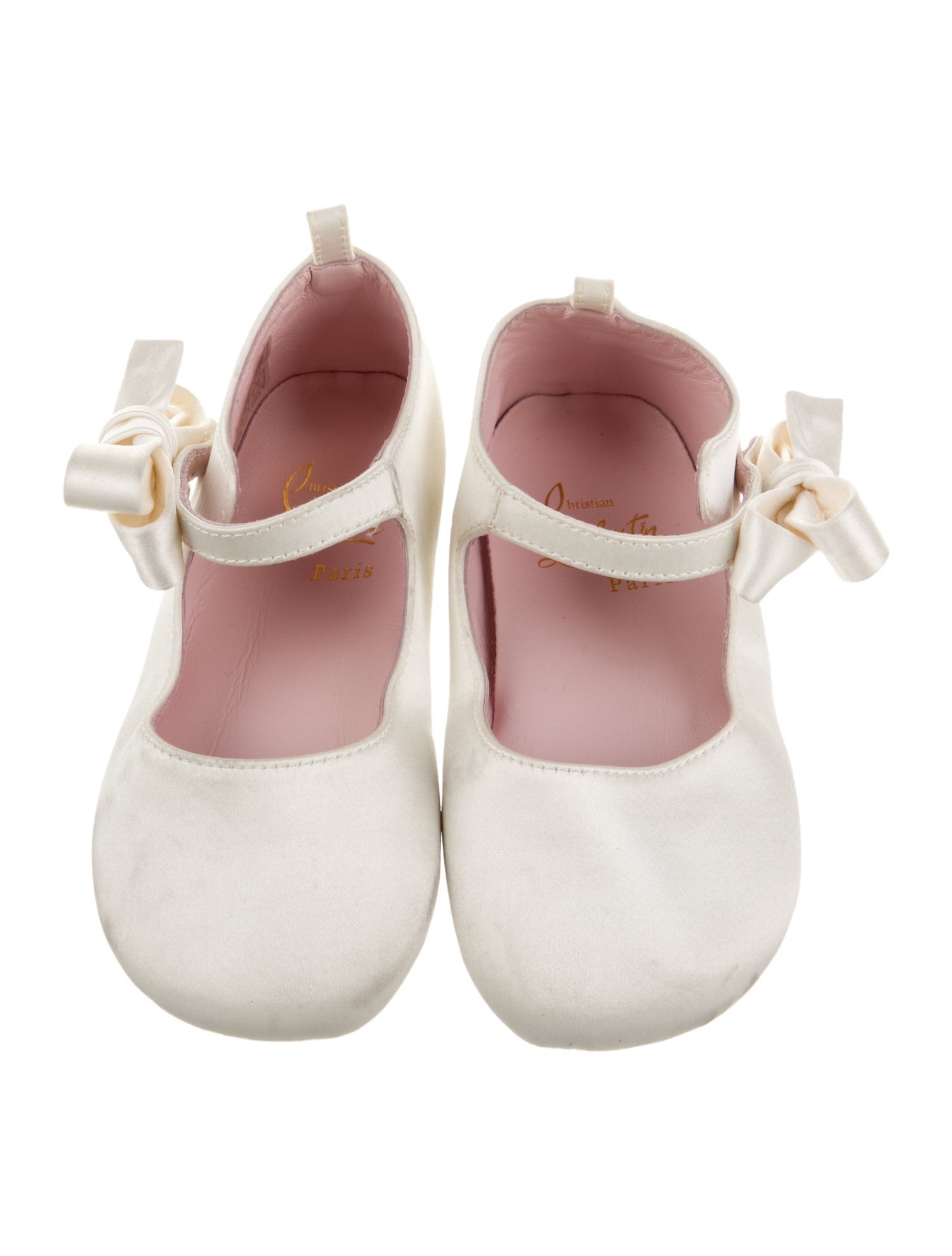 Christian Louboutin Infant Girls' Satin Ballet Flats
