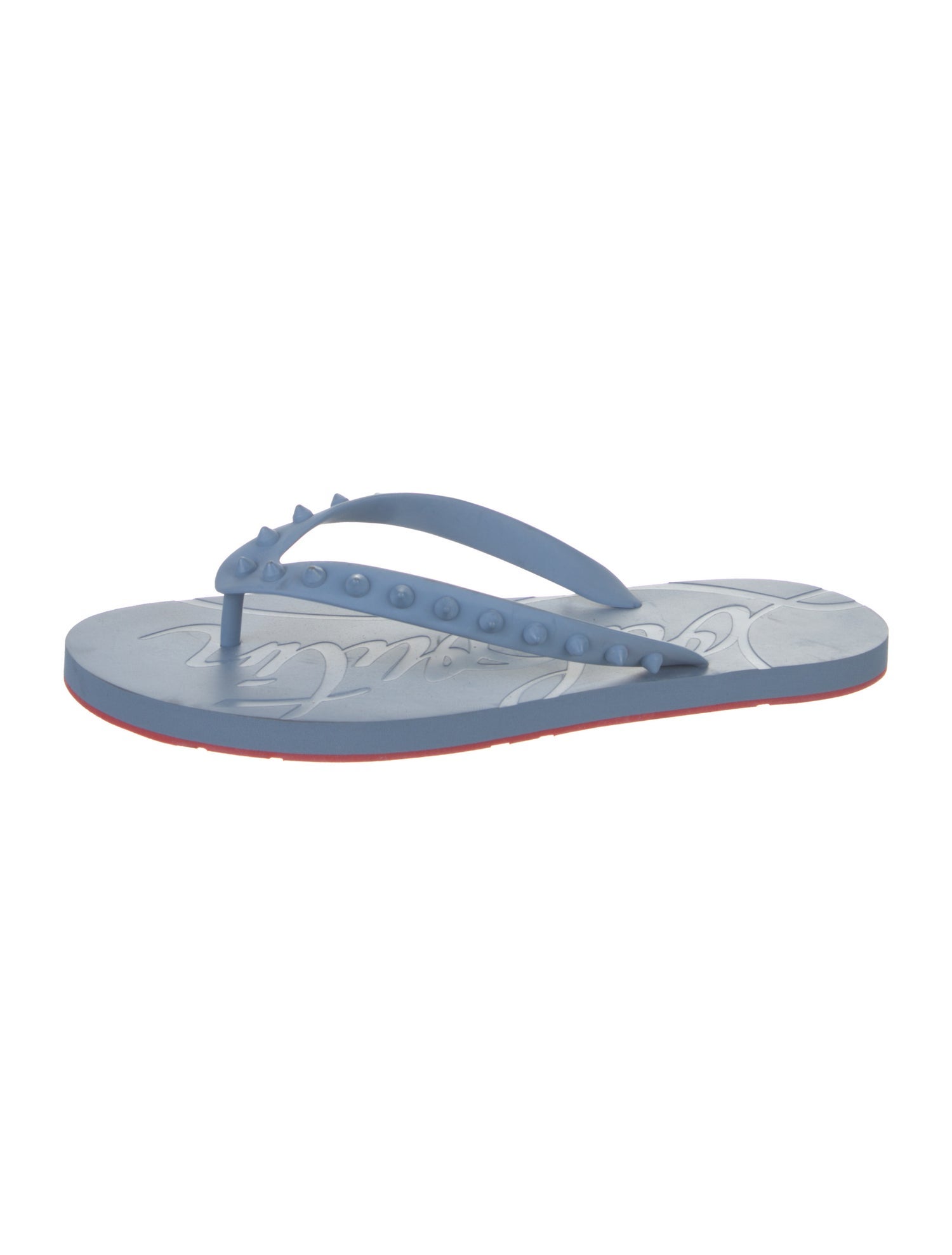 Christian Louboutin Rubber Flip Flops