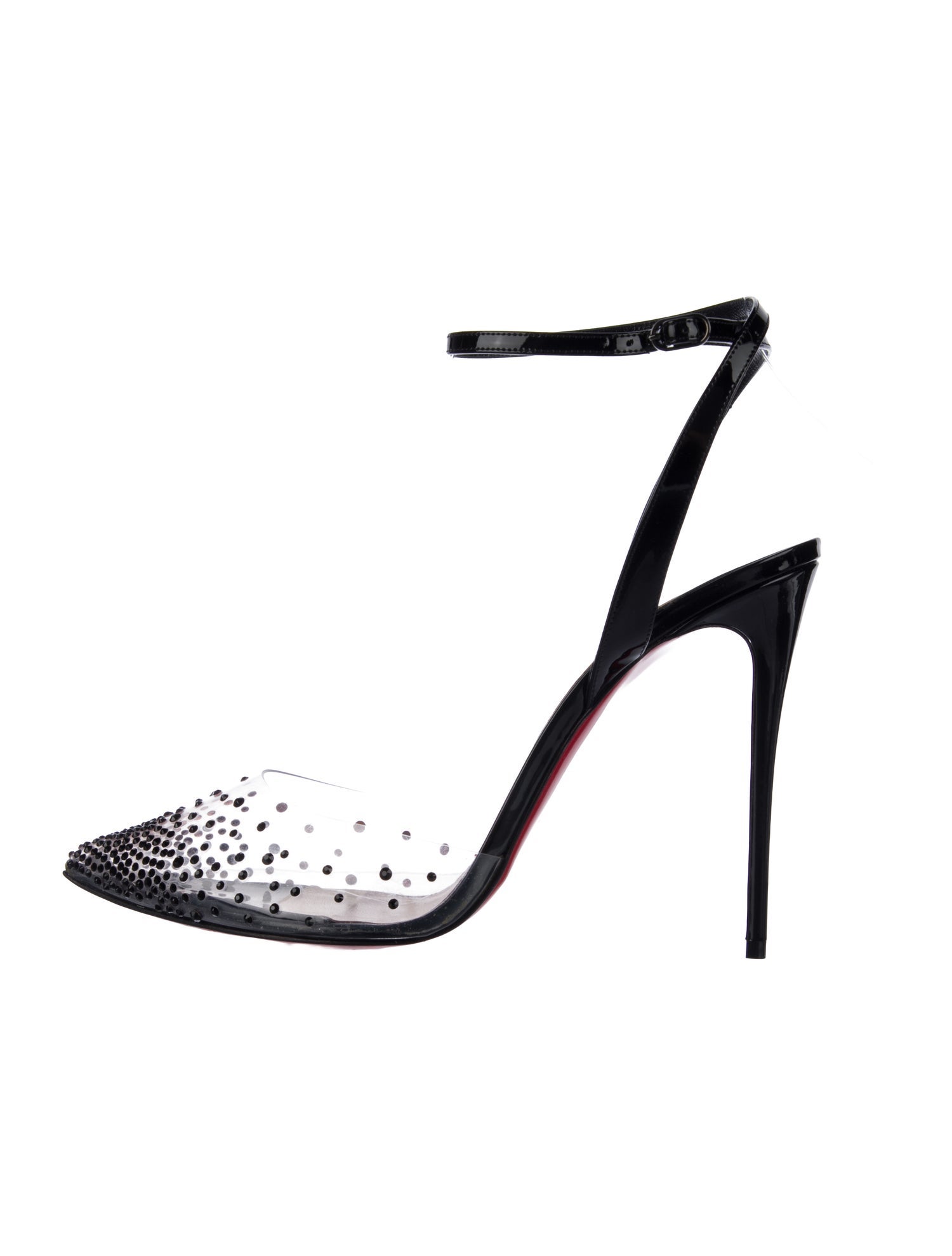 Christian Louboutin Patent Leather Slingback Pumps