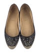 Christian Louboutin Spike Accents Leather Espadrilles