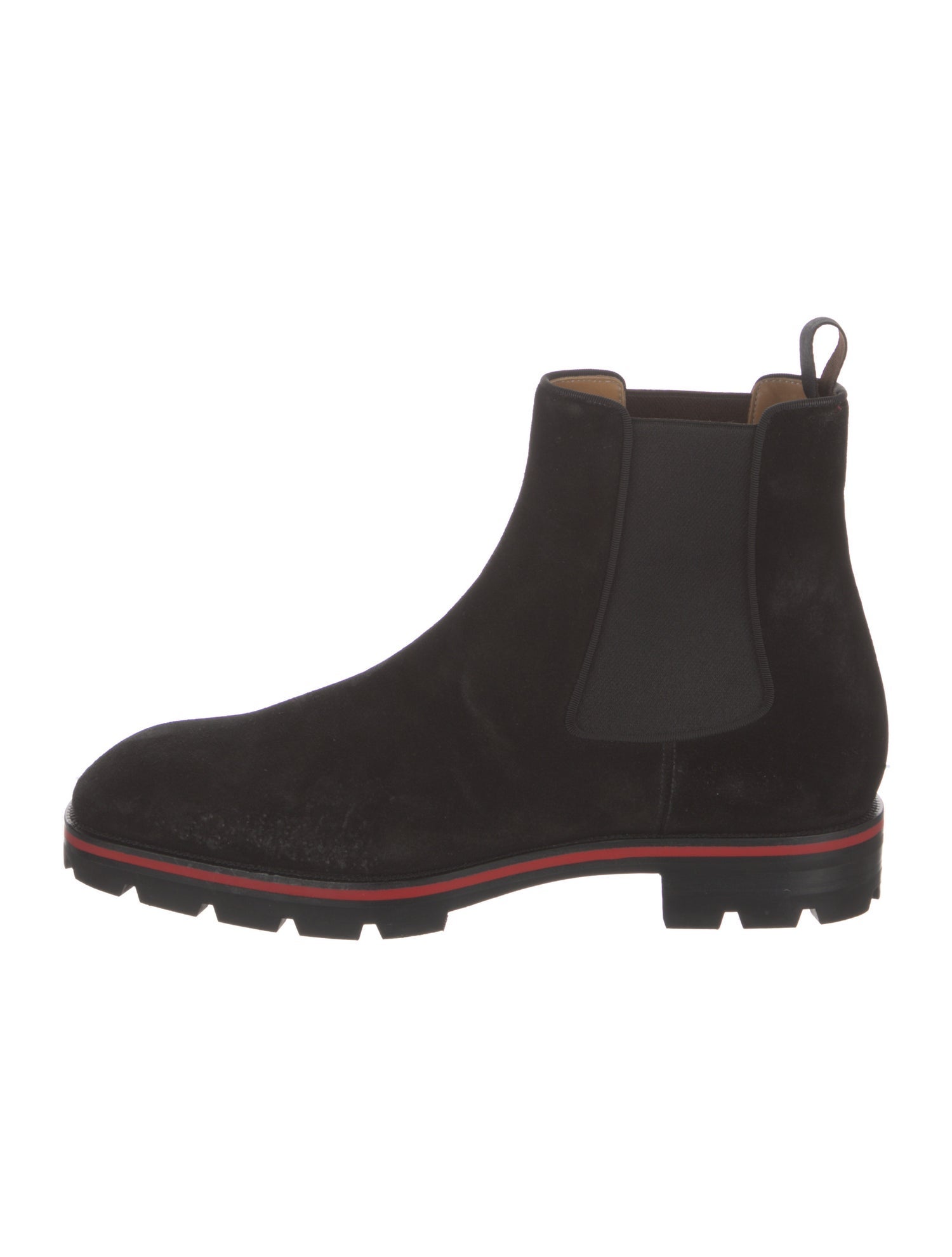 Christian Louboutin Suede Chelsea Boots