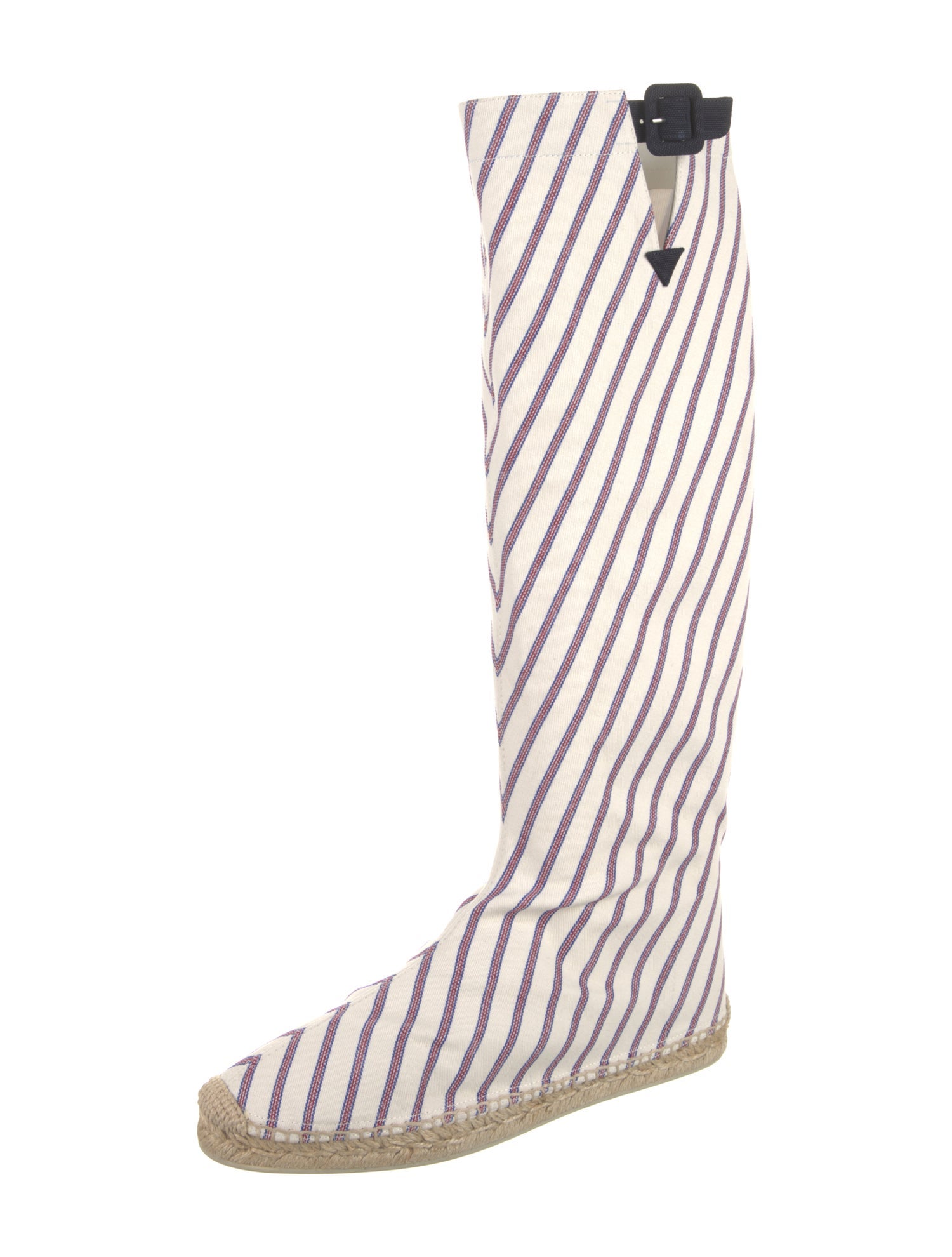 Christian Louboutin Printed Whipstitch Trim Rain Boots