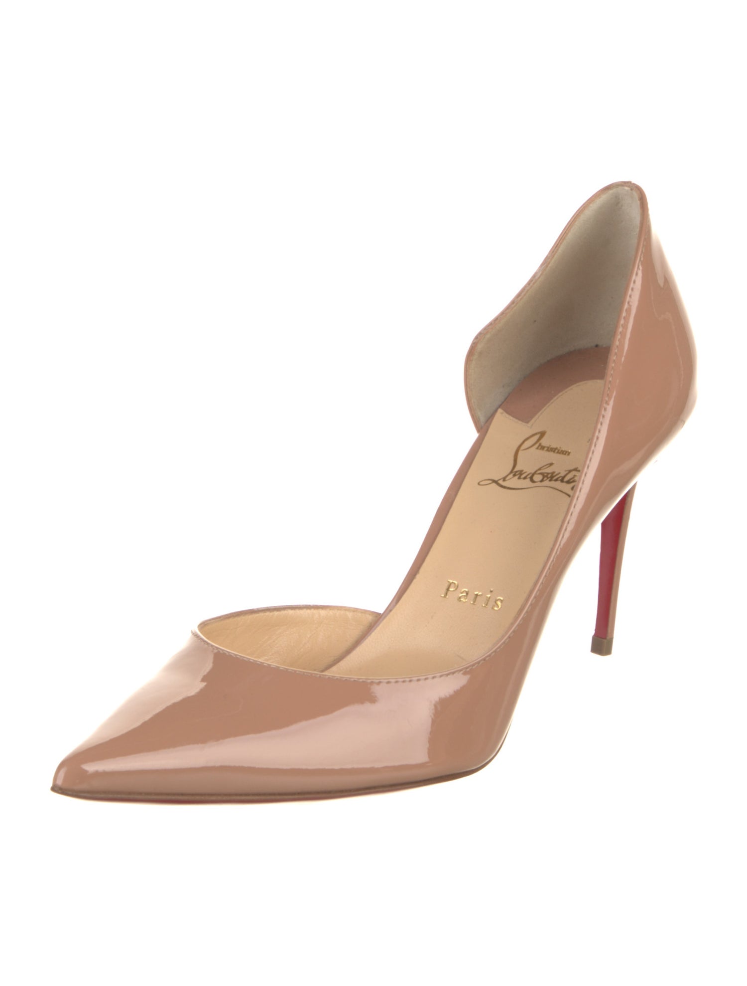 Christian Louboutin Patent Leather D'Orsay Pumps