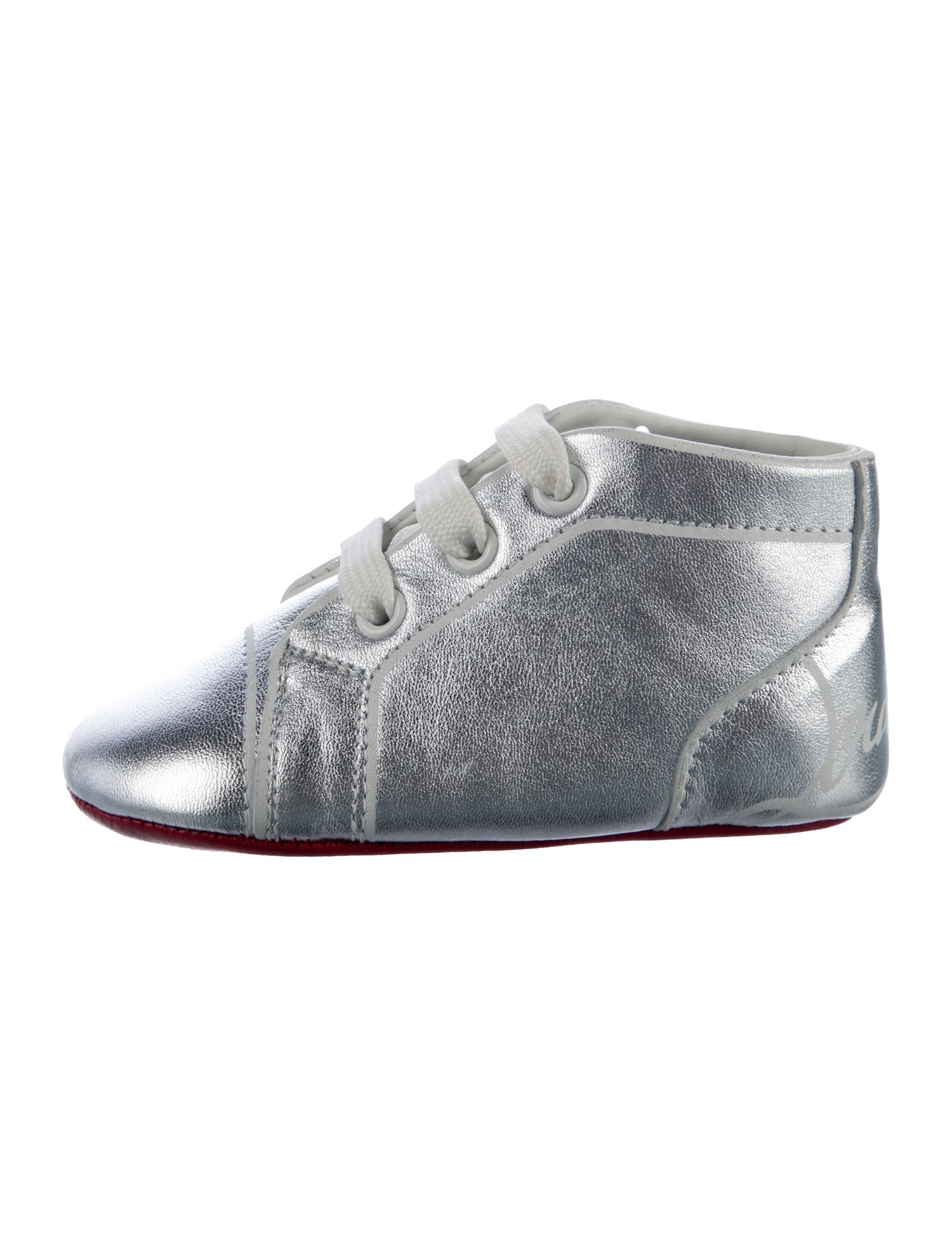 Christian Louboutin Infant Girls' Metallic Leather Shoes
