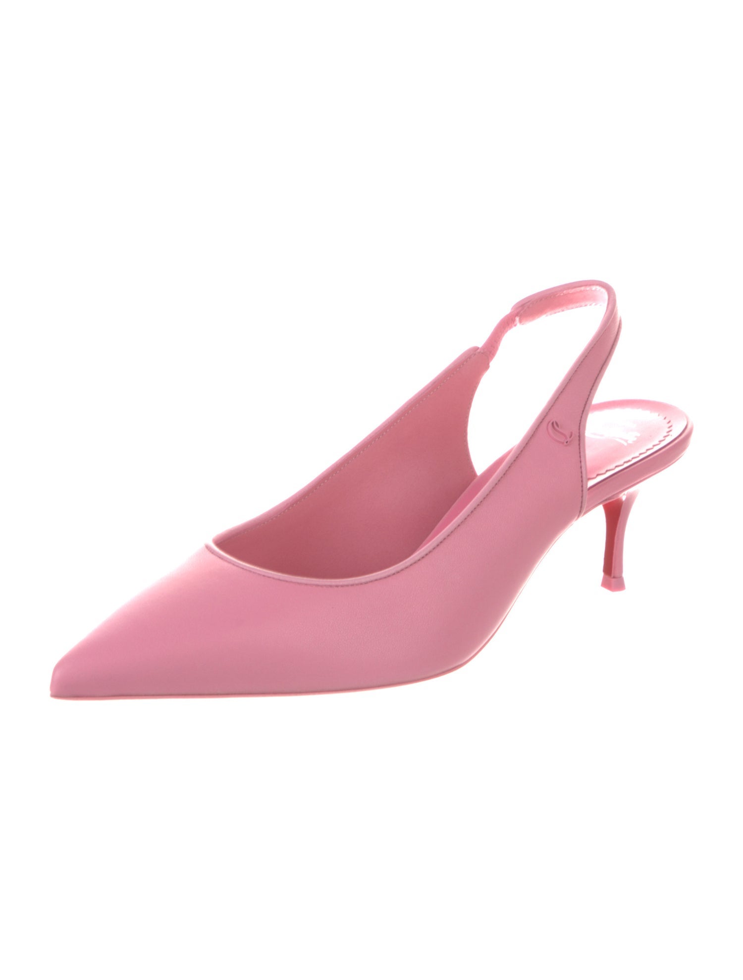 Christian Louboutin Leather Slingback Pumps
