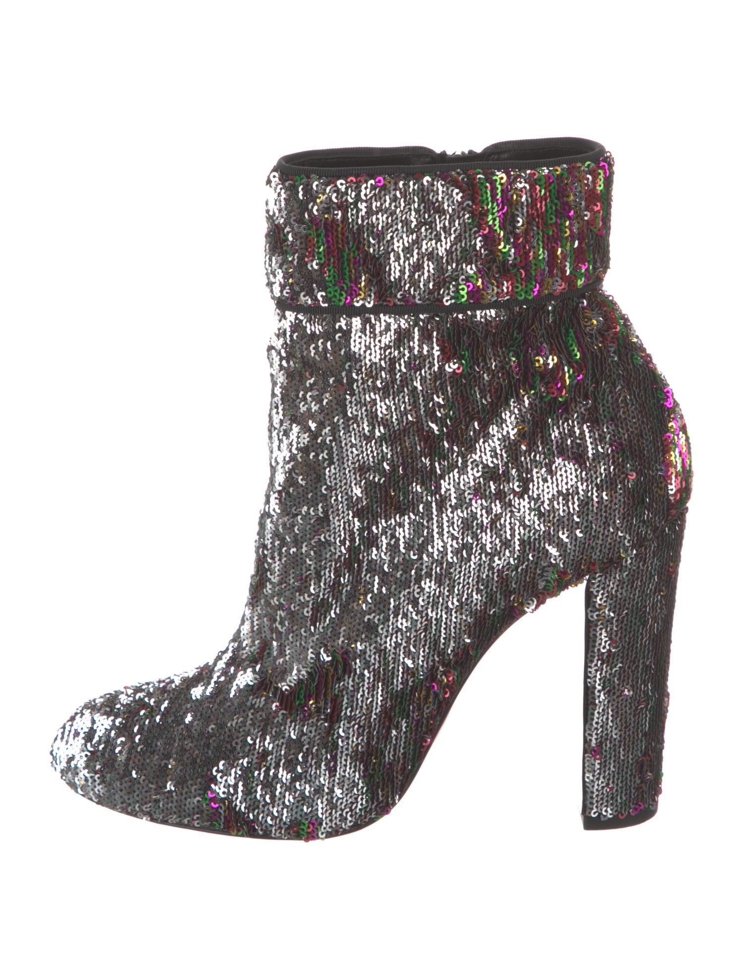 Christian Louboutin Sequins Patterned Boots