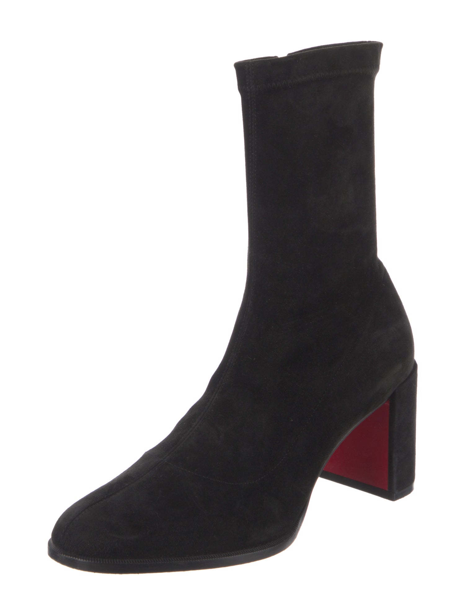 Christian Louboutin Suede Sock Boots