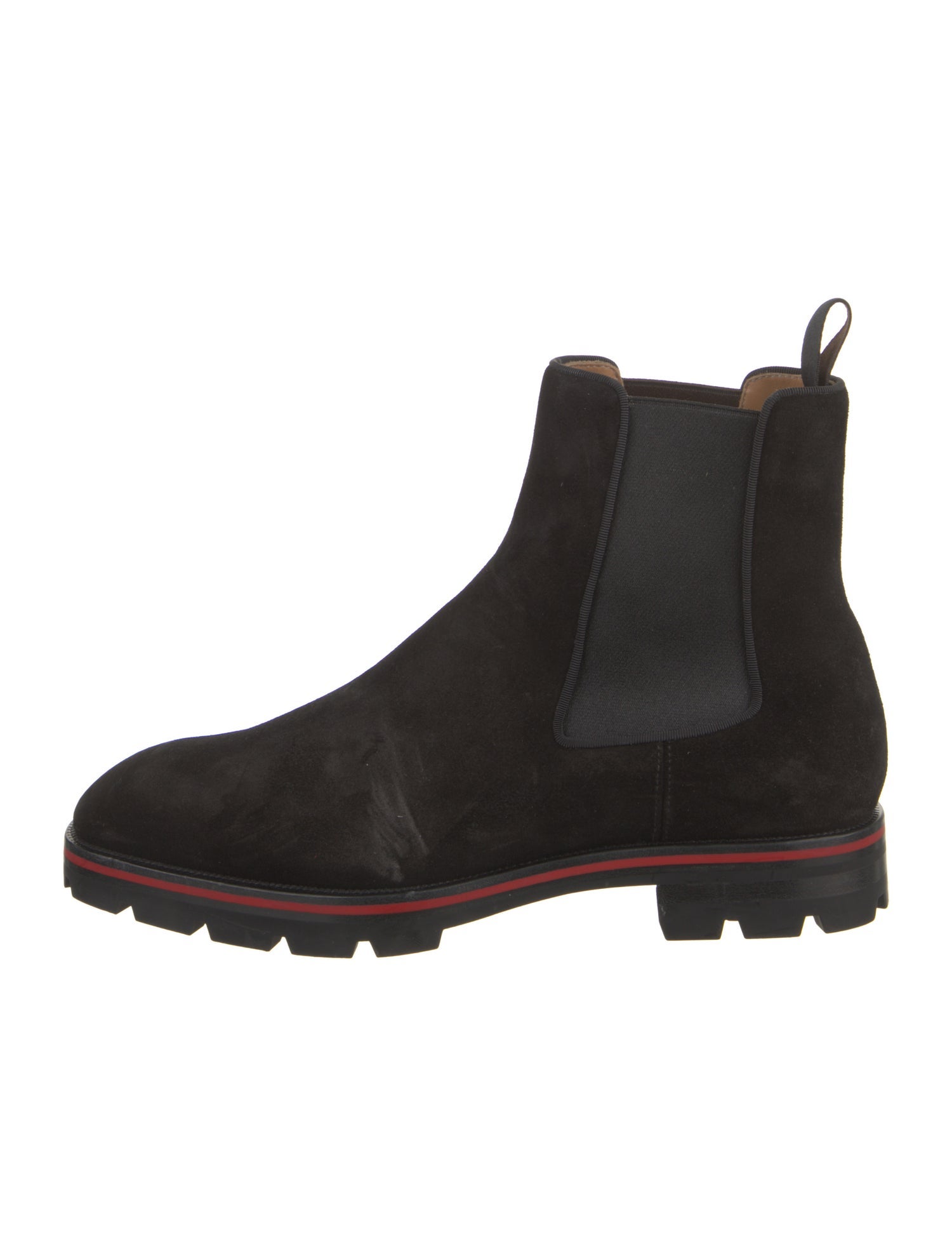 Christian Louboutin Suede Chelsea Boots