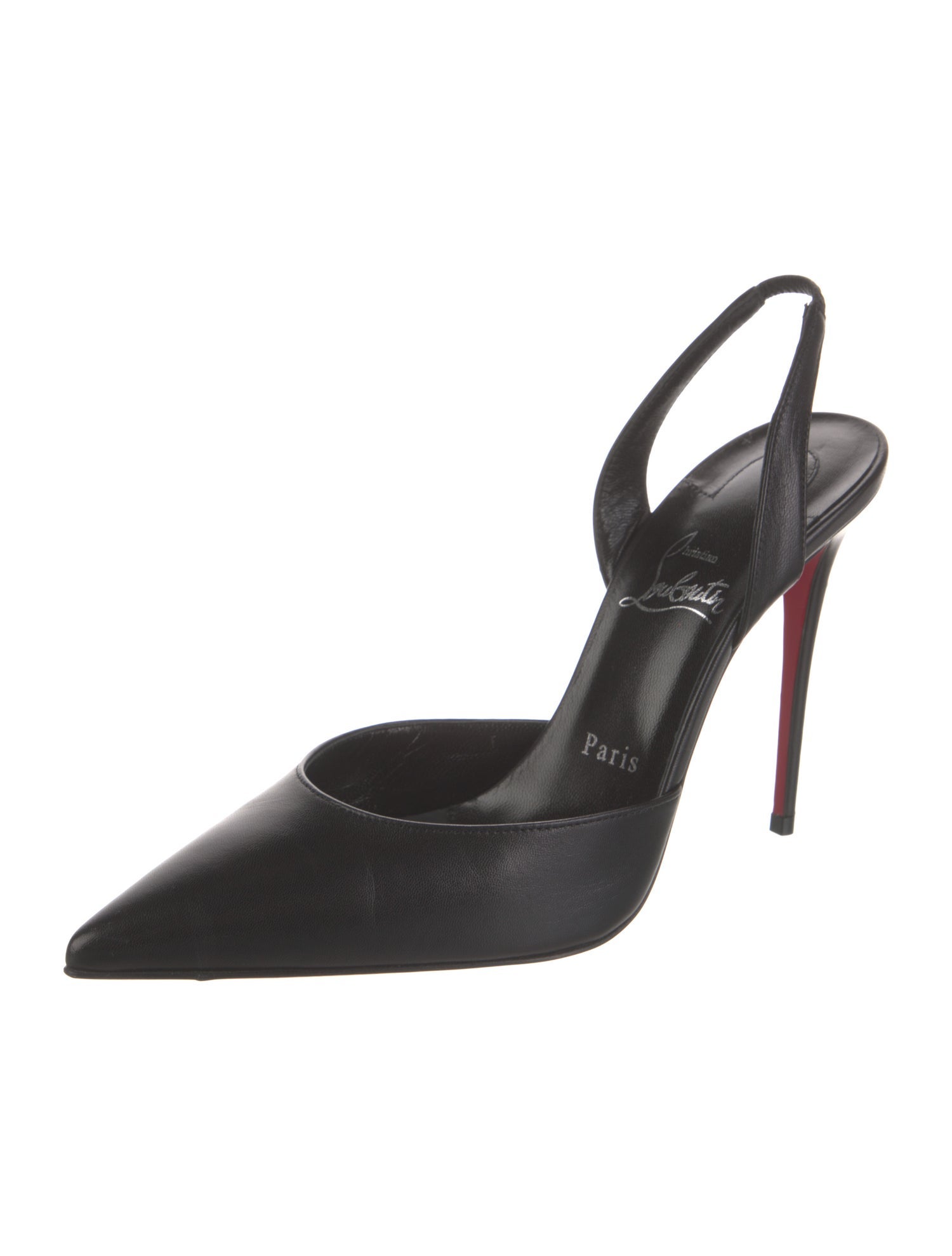 Christian Louboutin Leather Slingback Pumps