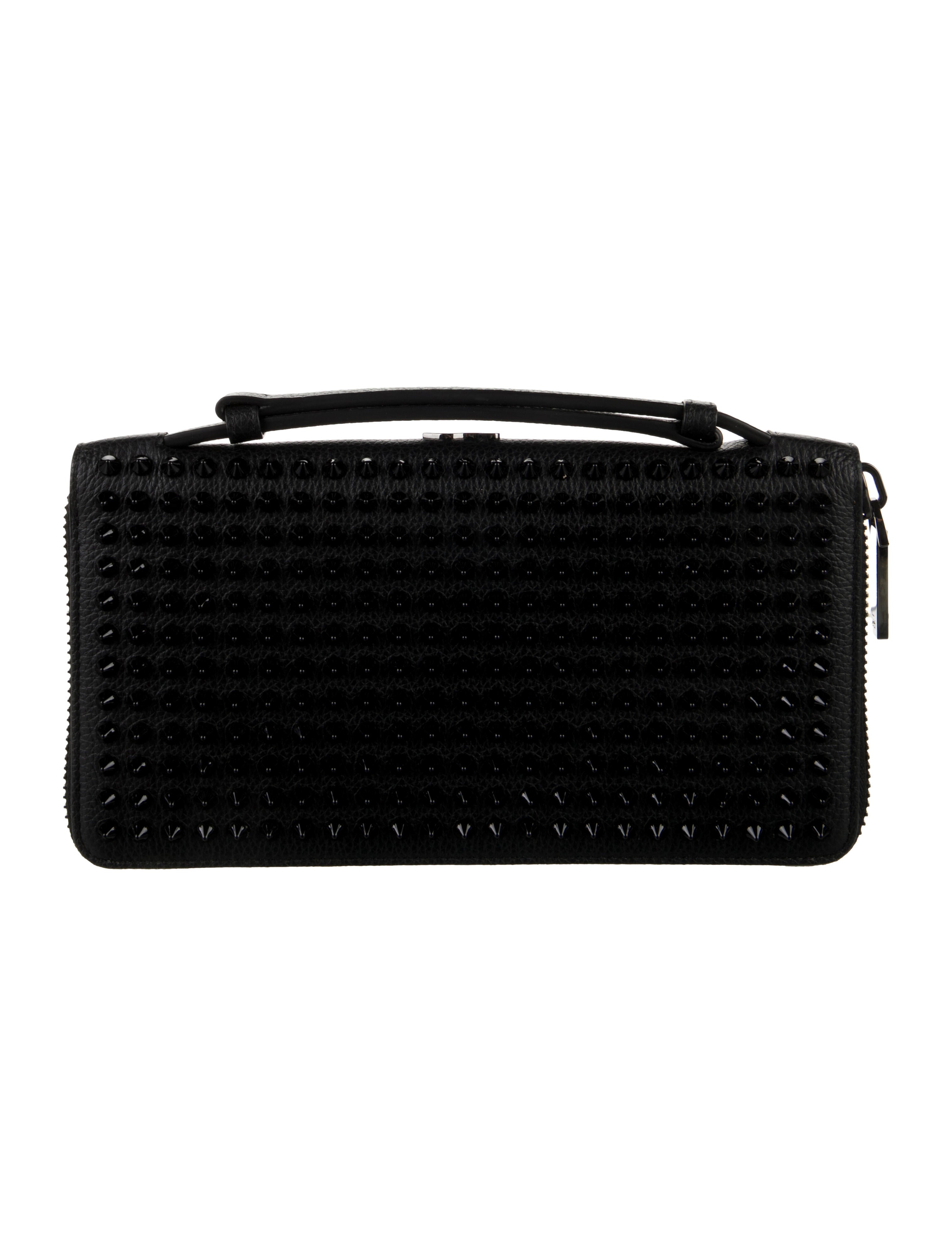 Christian Louboutin Spike Accents Leather Wallet