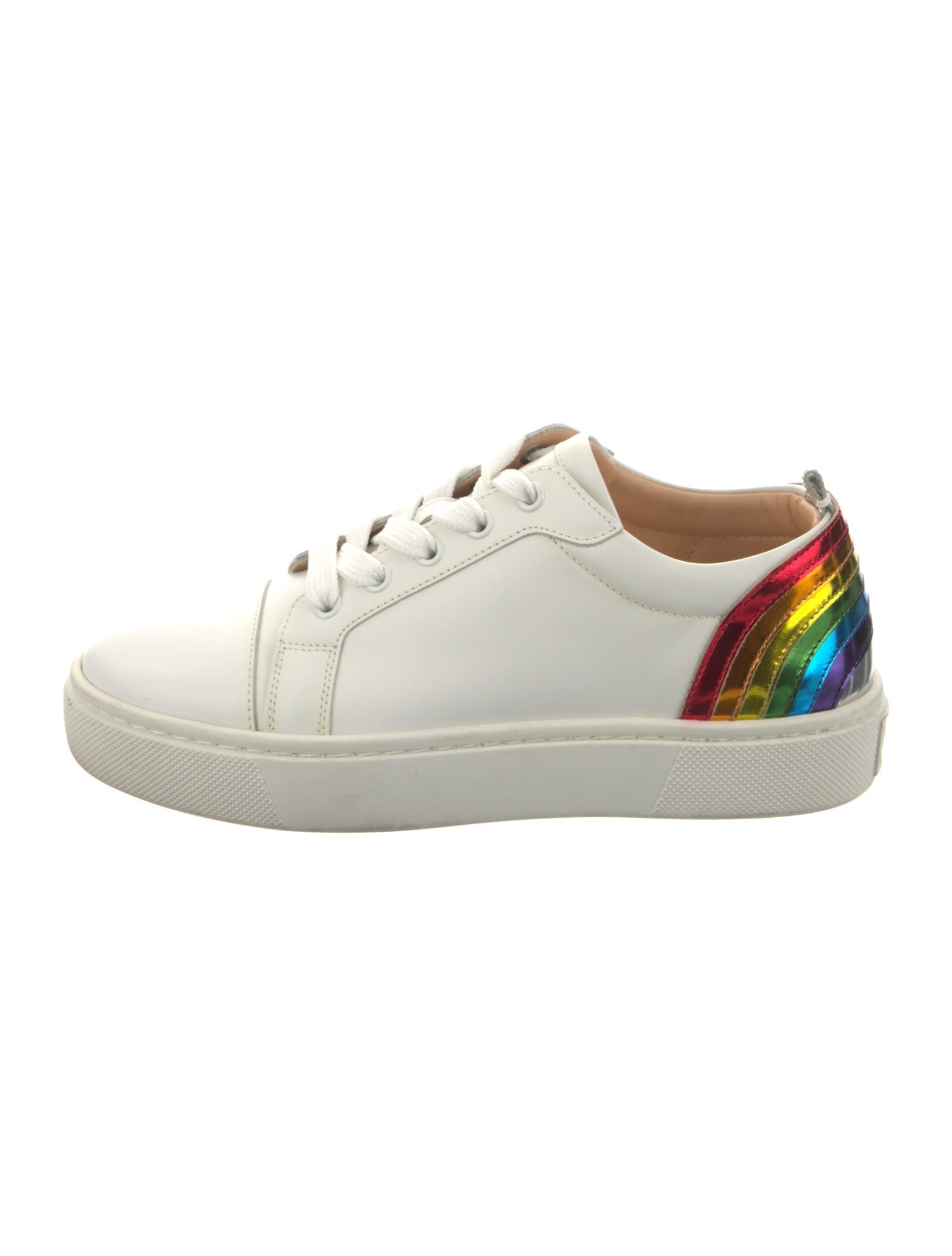 Christian Louboutin Leather Printed Sneakers