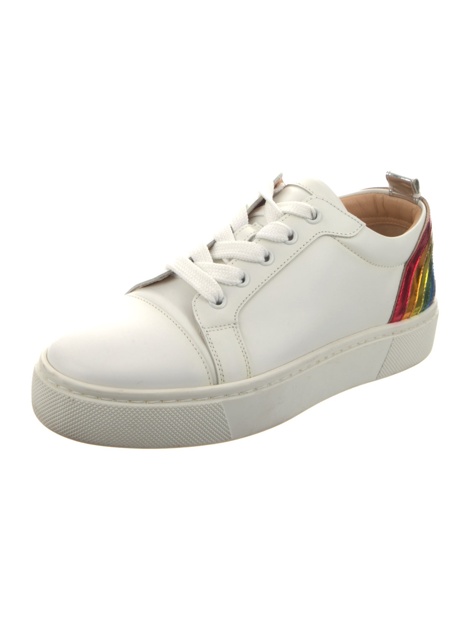 Christian Louboutin Leather Printed Sneakers