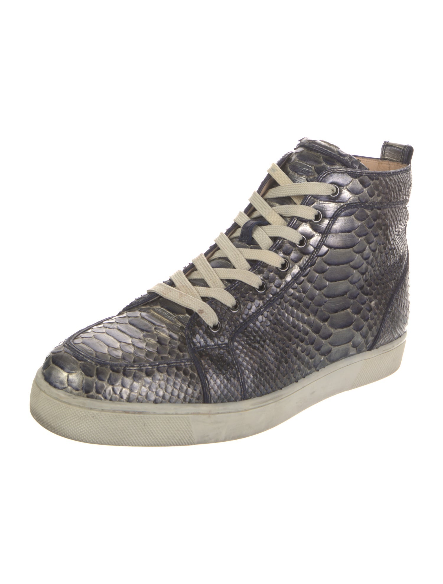 Christian Louboutin Python Animal Print Sneakers