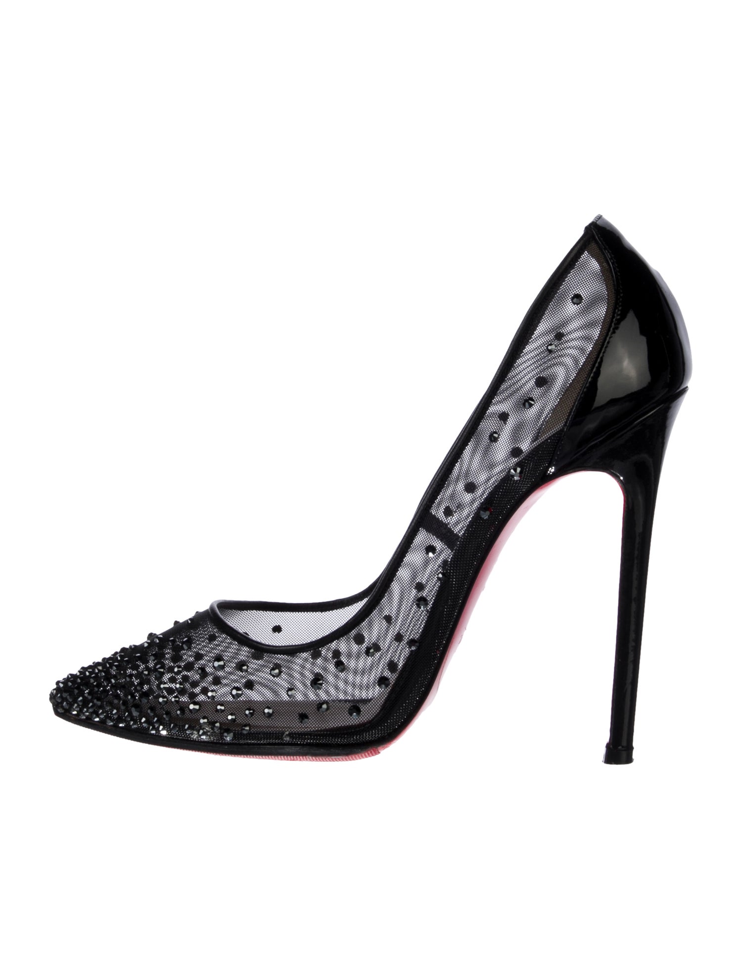 Christian Louboutin Mesh Mesh Accents Pumps