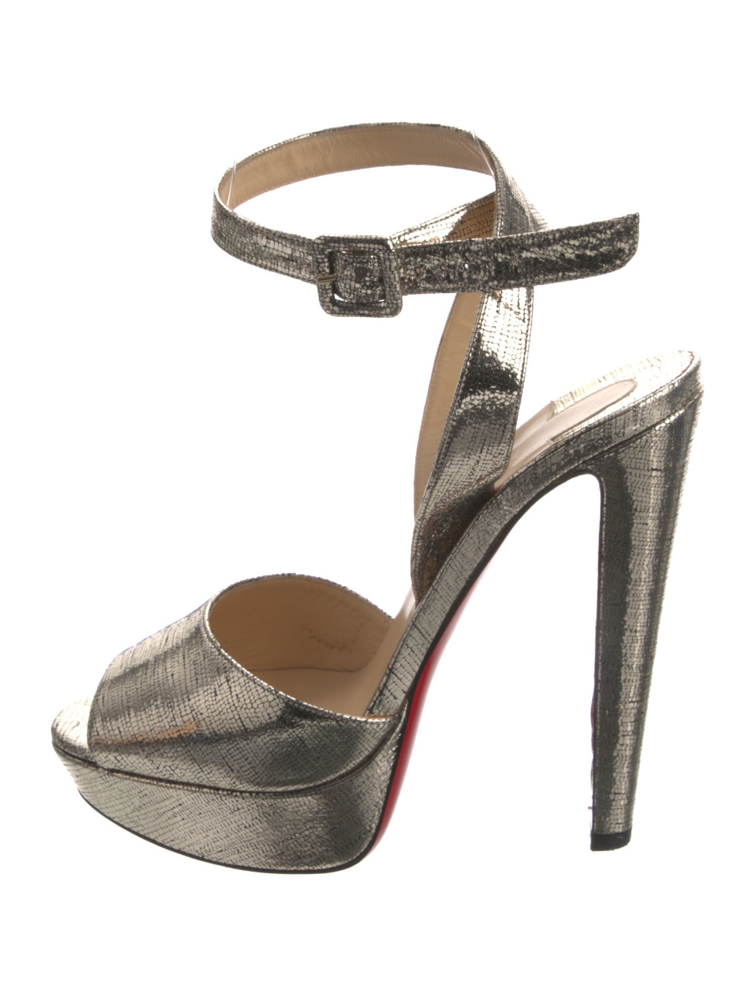 Christian Louboutin Leather Slingback Pumps