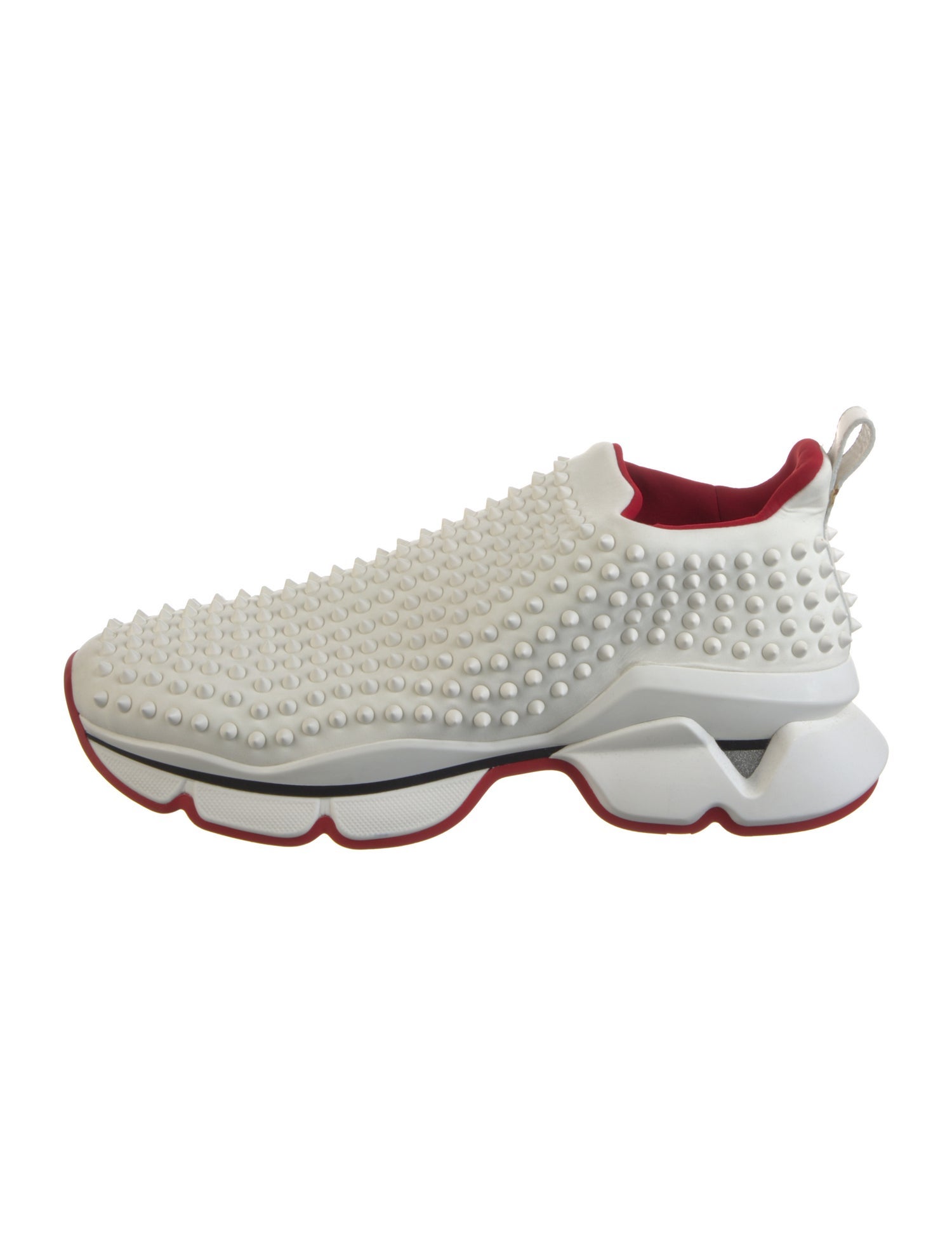Christian Louboutin Spike Accents Neoprene Athletic Sneakers
