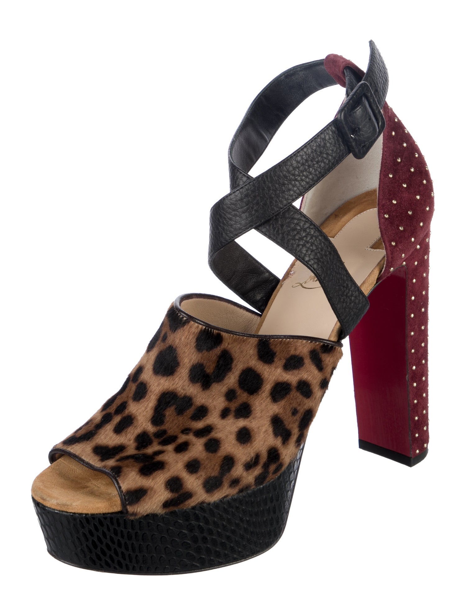 Christian Louboutin Ponyhair Animal Print Pumps