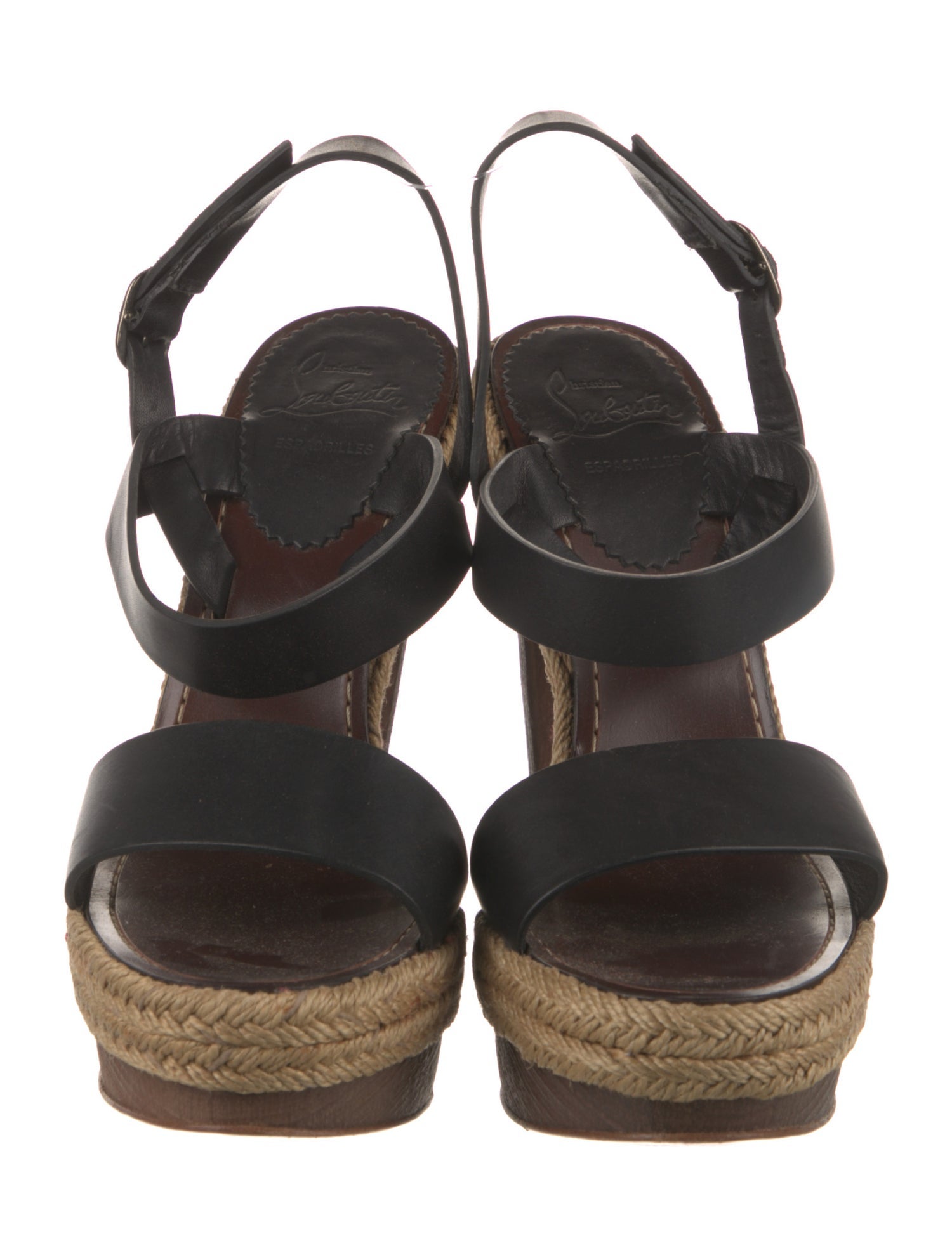 Christian Louboutin Leather Espadrilles