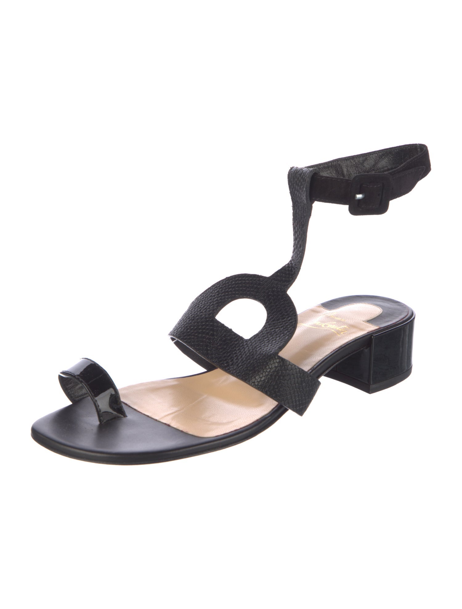 Christian Louboutin Leather Gladiator Sandals