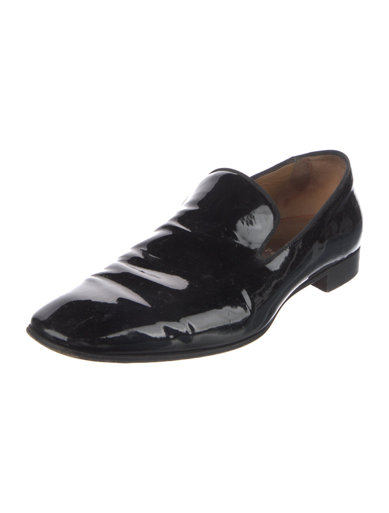 Christian Louboutin Patent Leather Dress Loafers