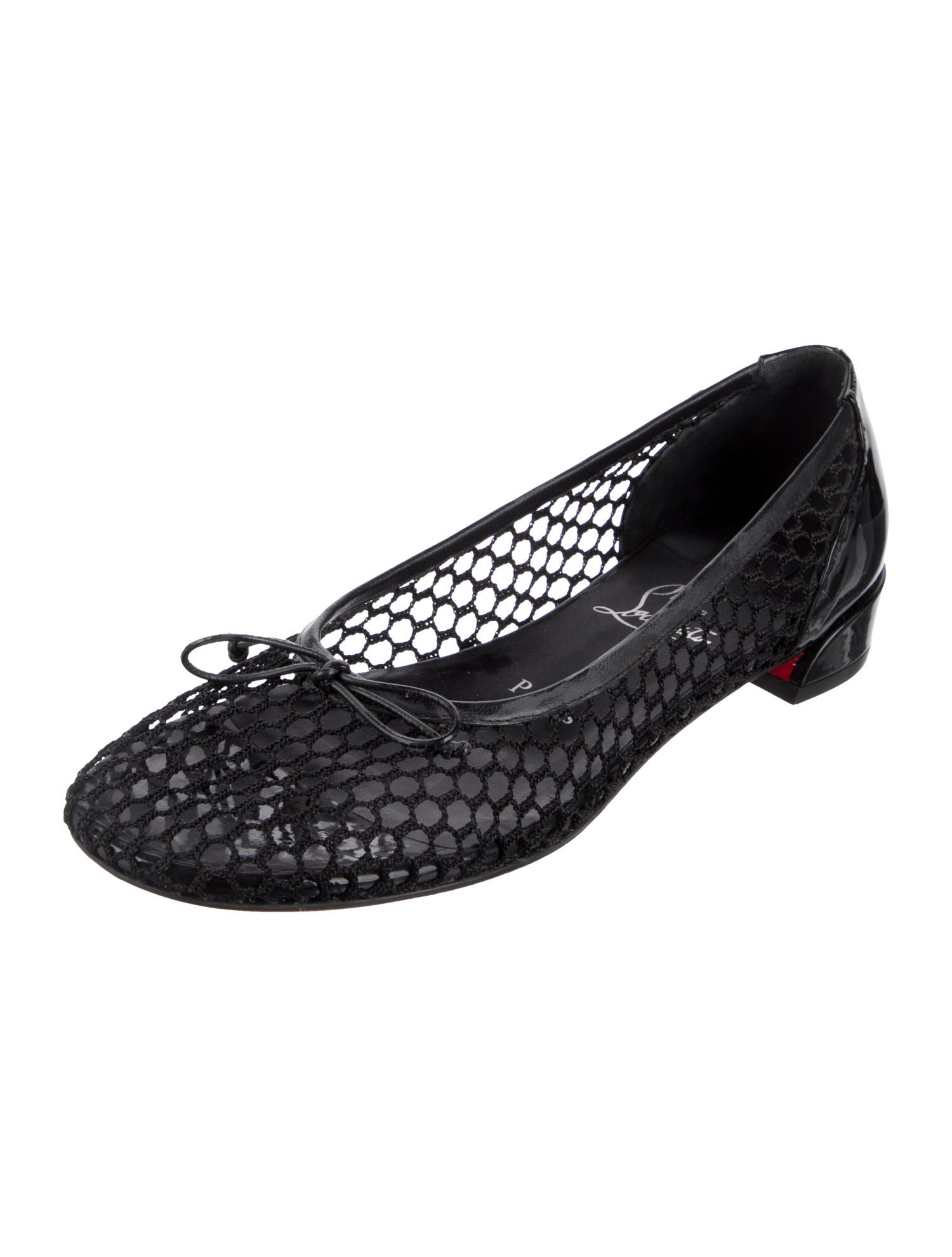 Christian Louboutin Mesh Ballet Flats