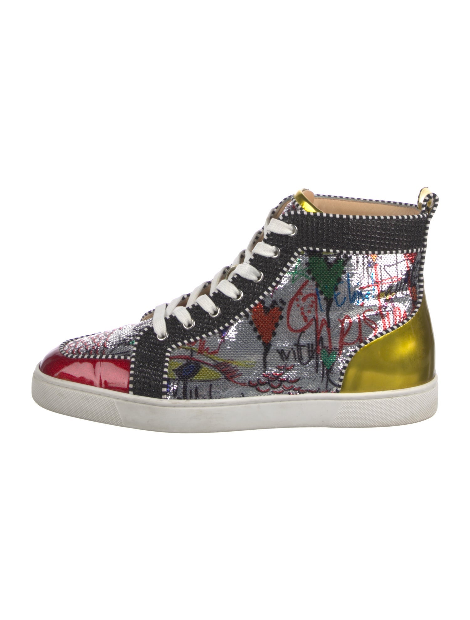 Christian Louboutin Sequins Patterned Sneakers