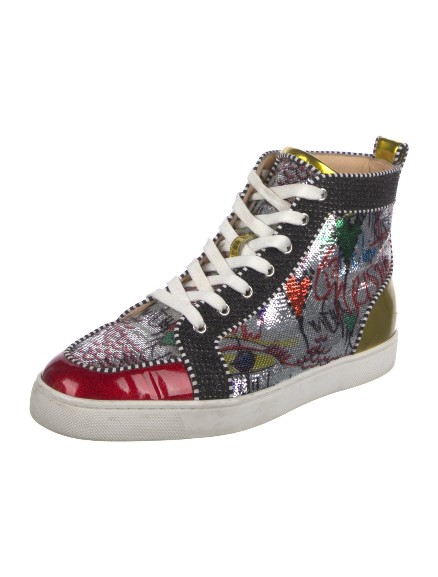 Christian Louboutin Sequins Patterned Sneakers